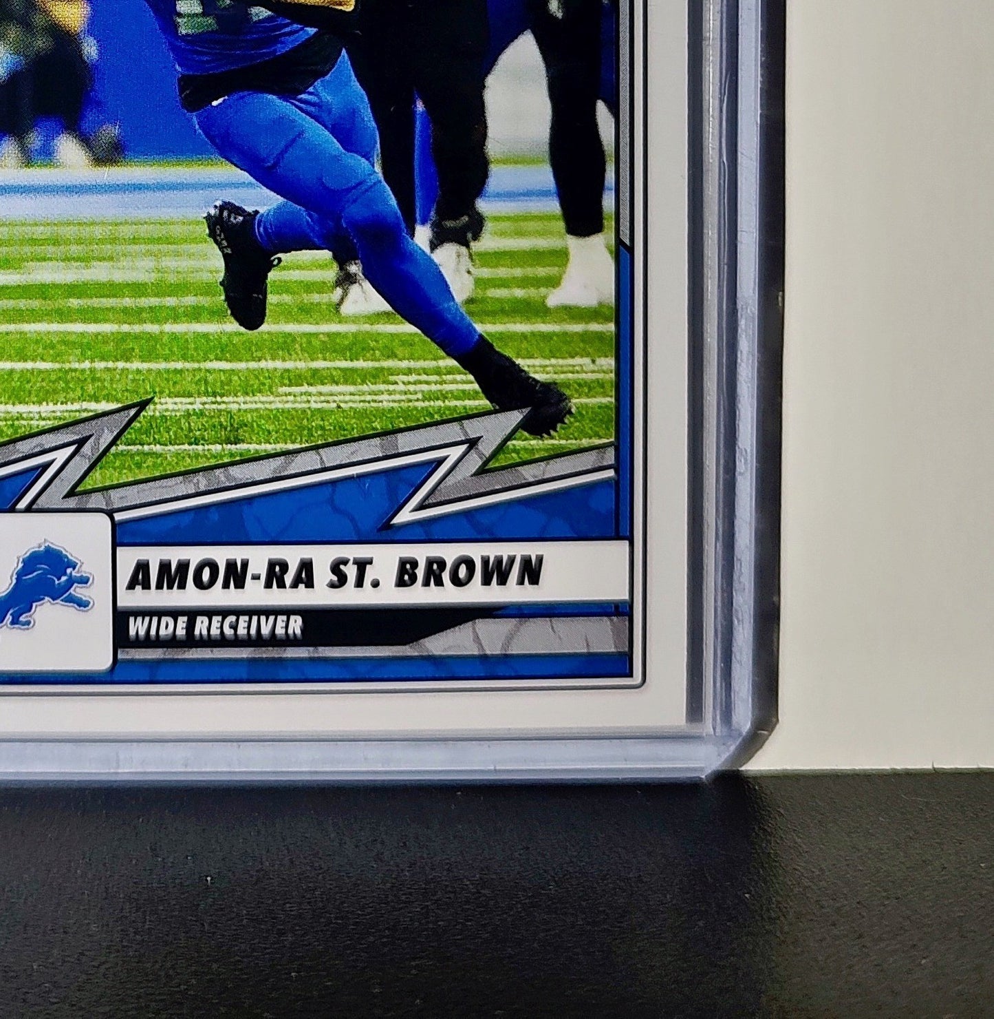 Amon-Ra St. Brown 2025 Panini NFL #33 Sticker Card Detroit Lions