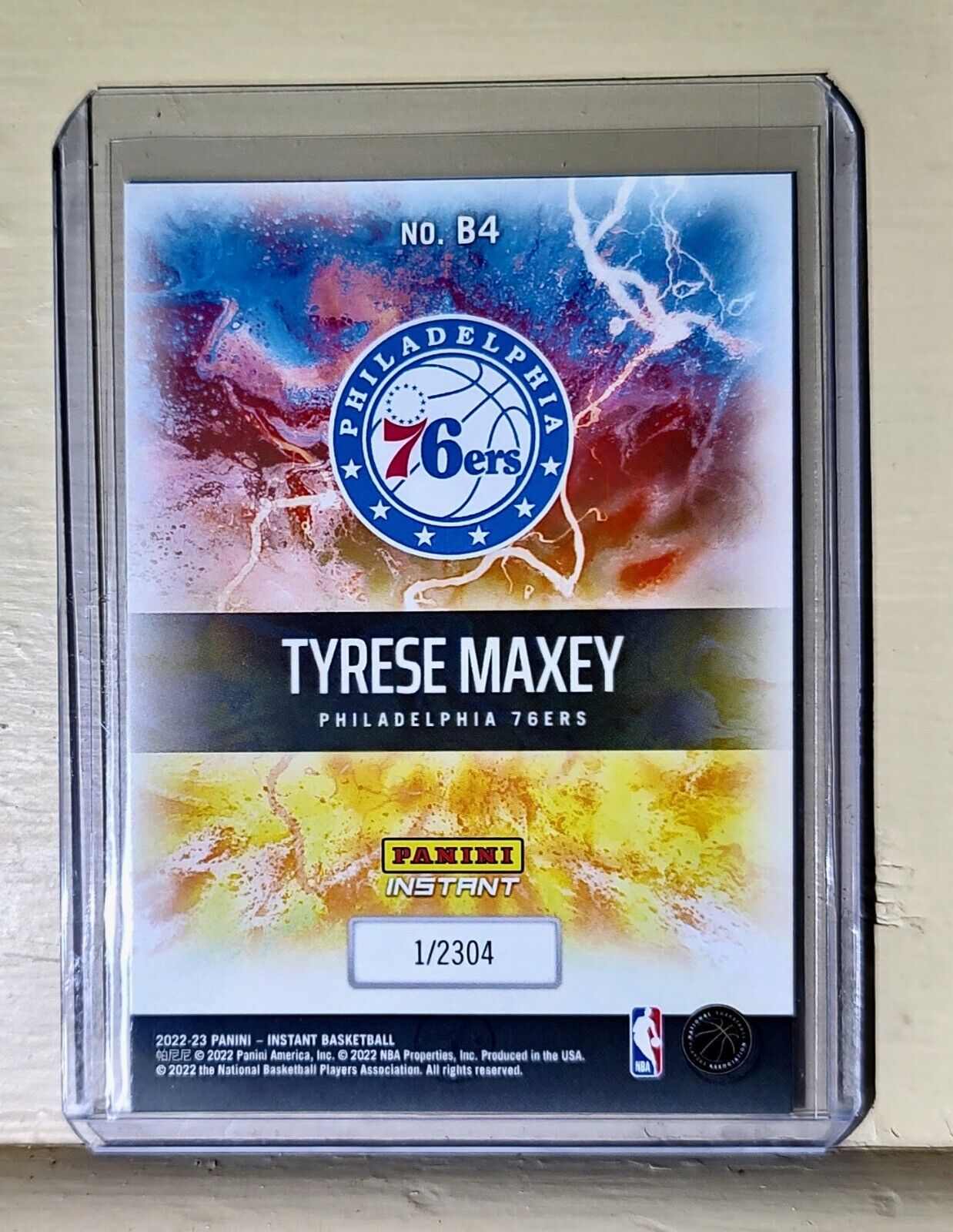 Tyrese Maxey 2022-23 Panini NBA Breakaway #4 Basketball Card 1/2304
