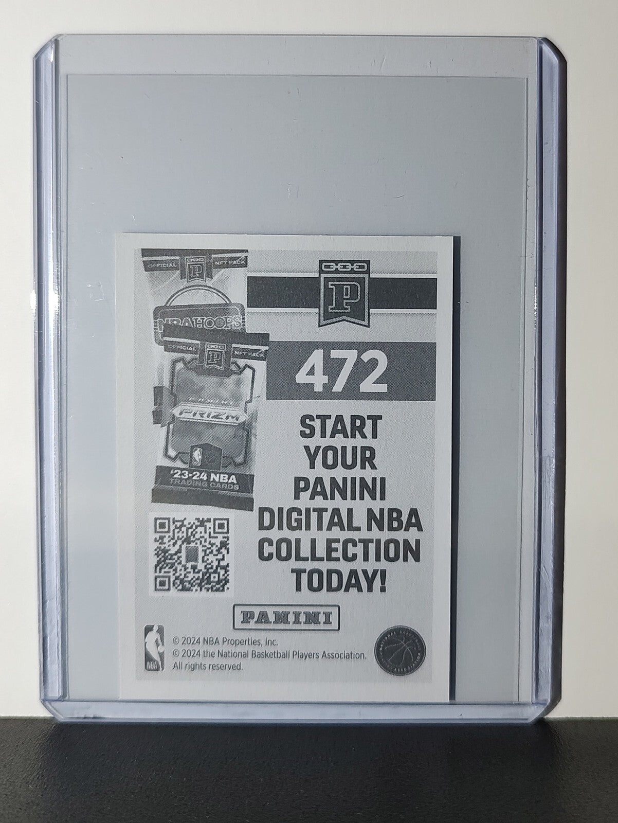 Jeremy Sochan 2024-25 Panini NBA #472 Foil Sticker Card San Antonio Spurs