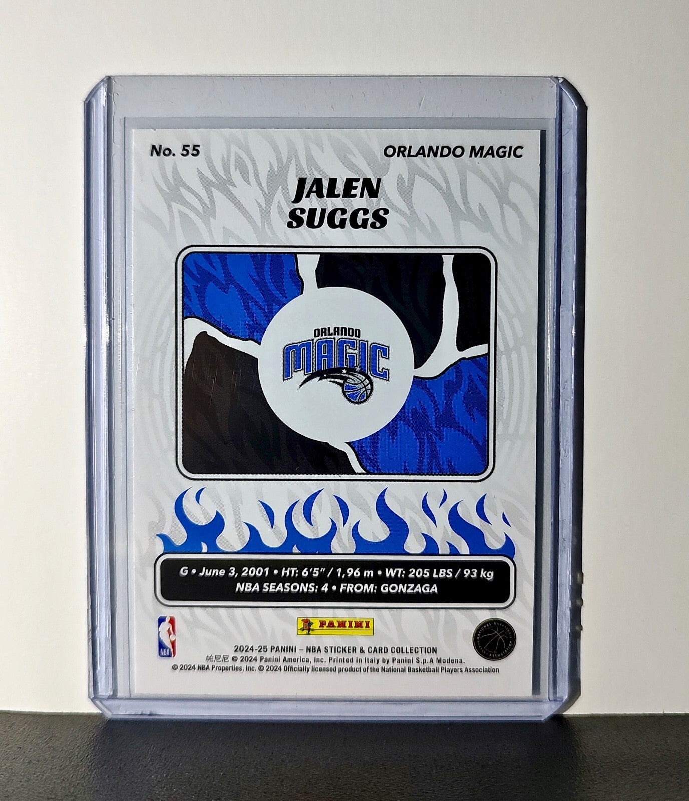 Jalen Suggs 2024-25 Panini NBA #55 Sticker Card Orlando Magic