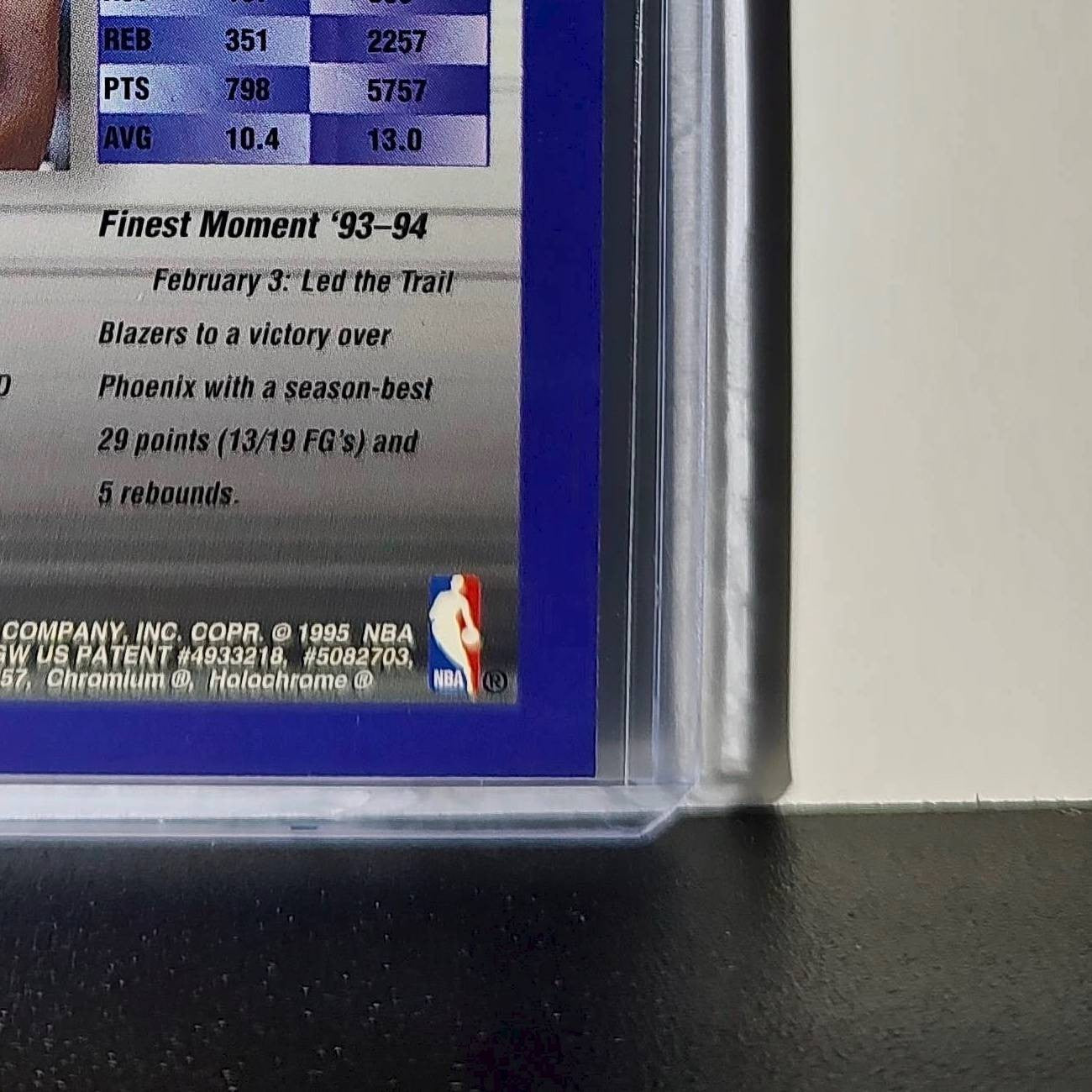 Harvey Grant 1994-95 Topps Finest #329 Basketball Card
