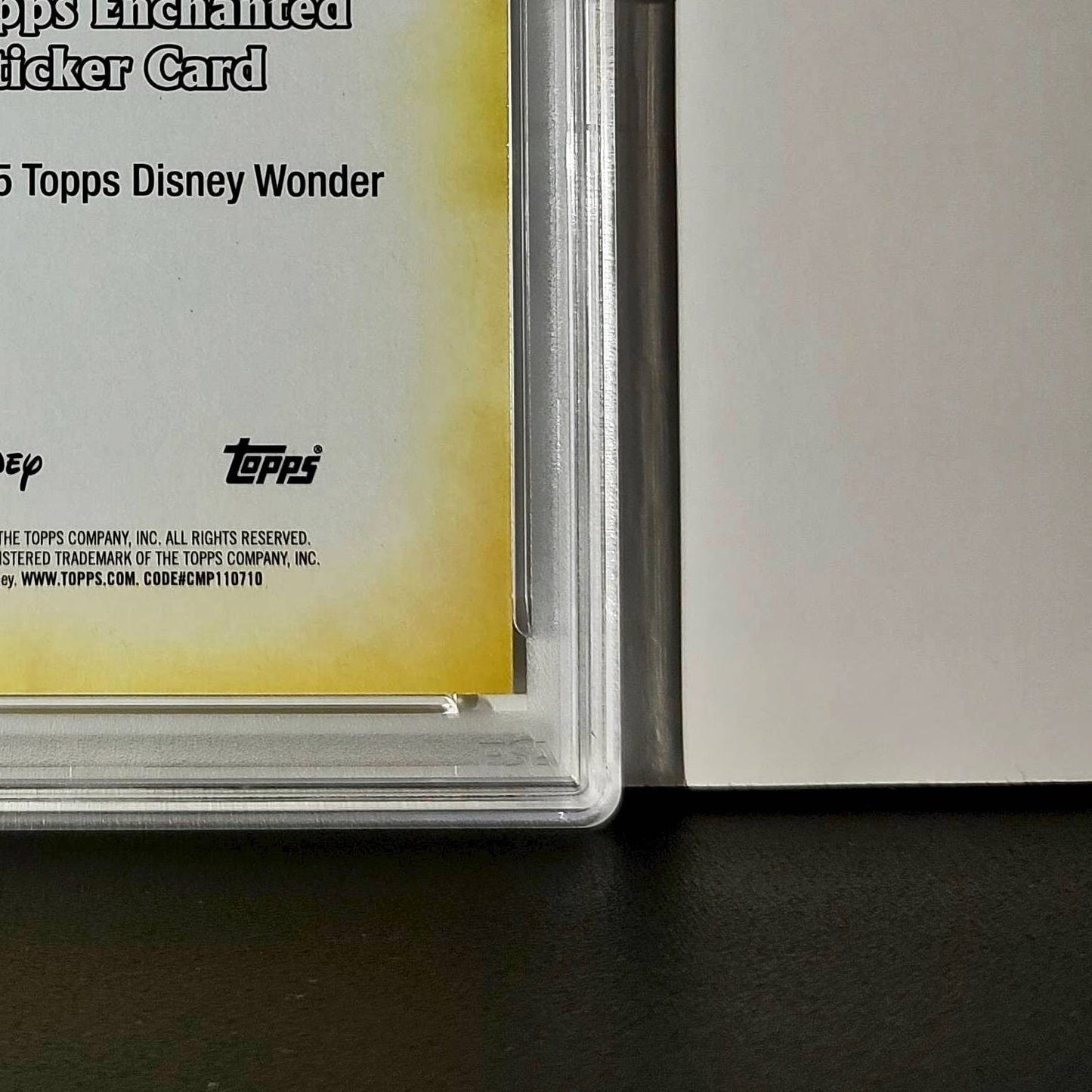 Belle 2025 Topps Disney #ES-13 Enchanted Sticker Beauty and the Beast PSA 9 MT