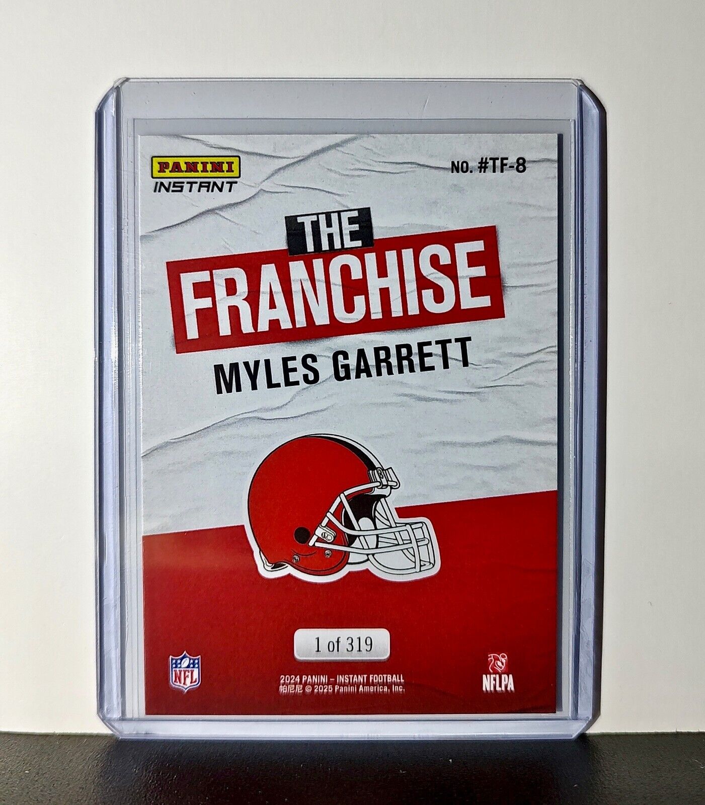 Myles Garrett 2024 Panini The Franchise NFL #8 Football Card Browns 1 of 319