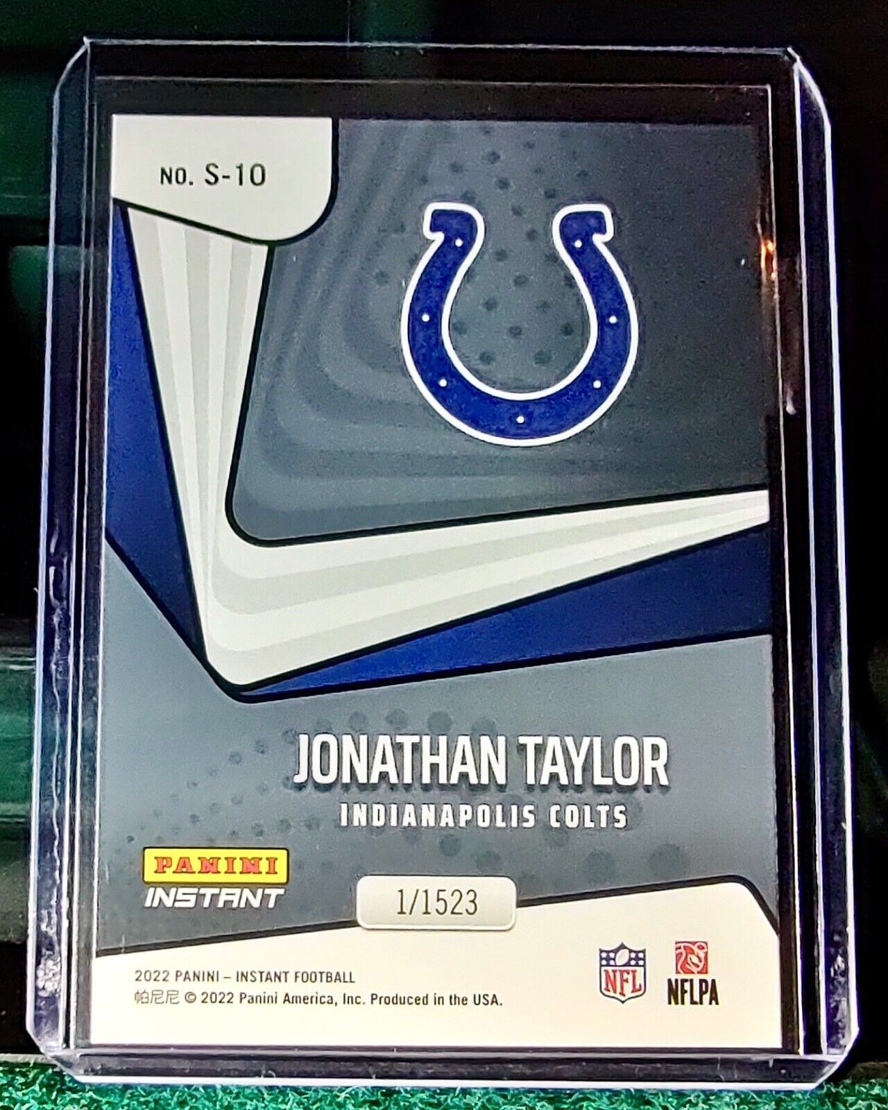 Jonathan Taylor 2022 Panini NFL Instant Supernova #10 Football Card 1/1523