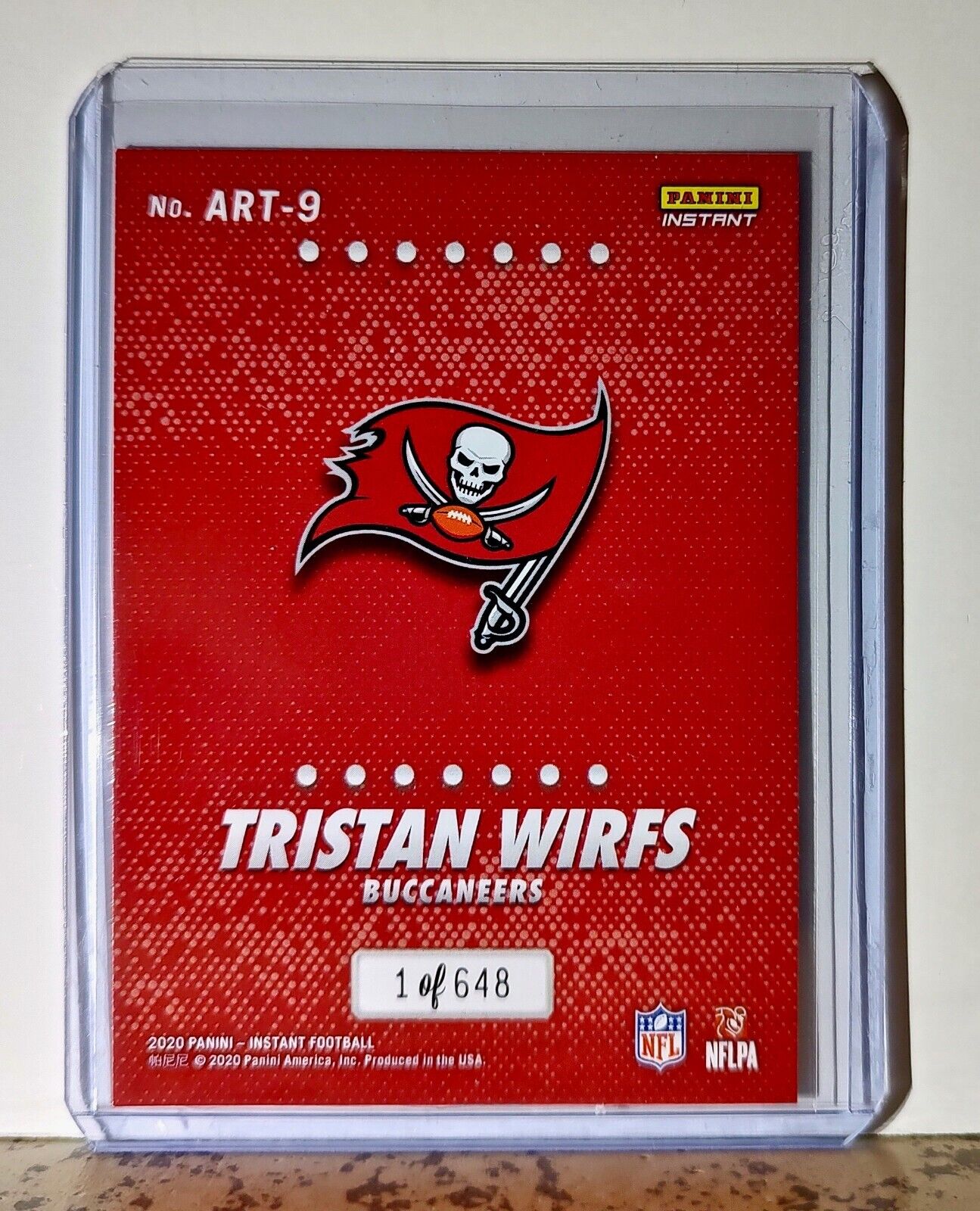 Tristan Wirfs 2020 Panini All-Rookie Team NFL #9 Card 1 of 648 Buccaneers