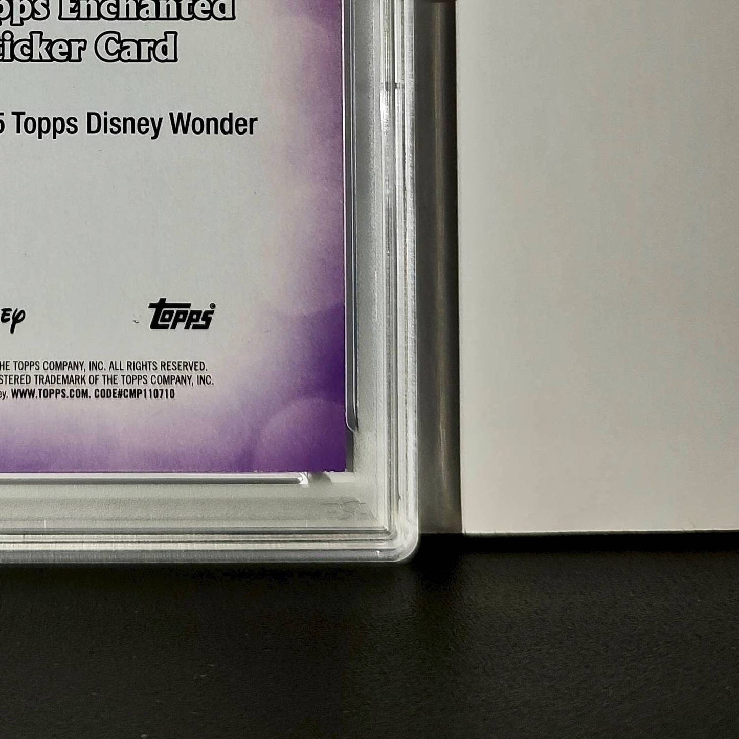 Jasmine 2025 Topps Disney #ES-15 Enchanted Sticker Card Aladdin PSA 7