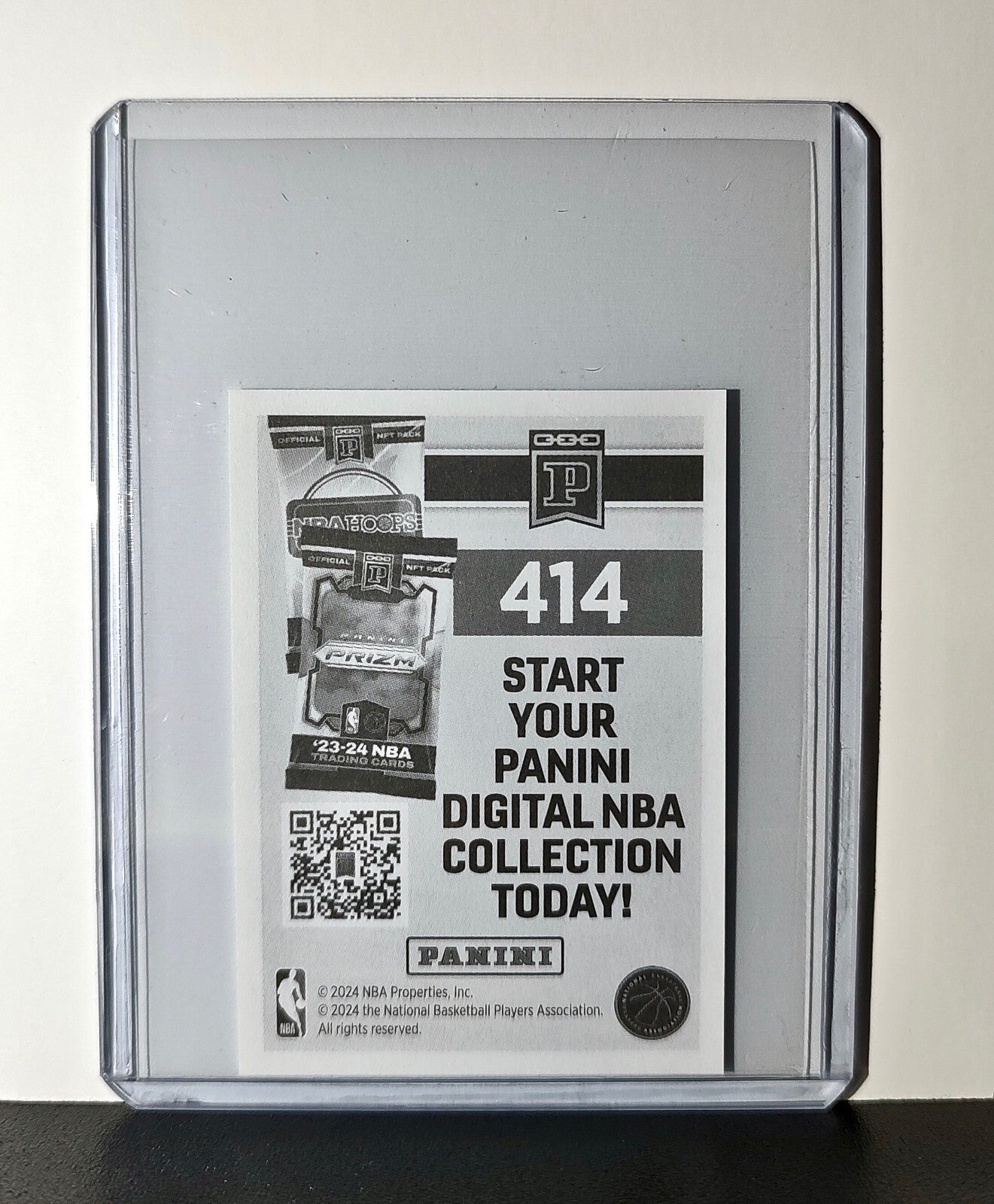 Cason Wallace 2024-25 Panini NBA #414 Sticker Card Oklahoma City Thunder