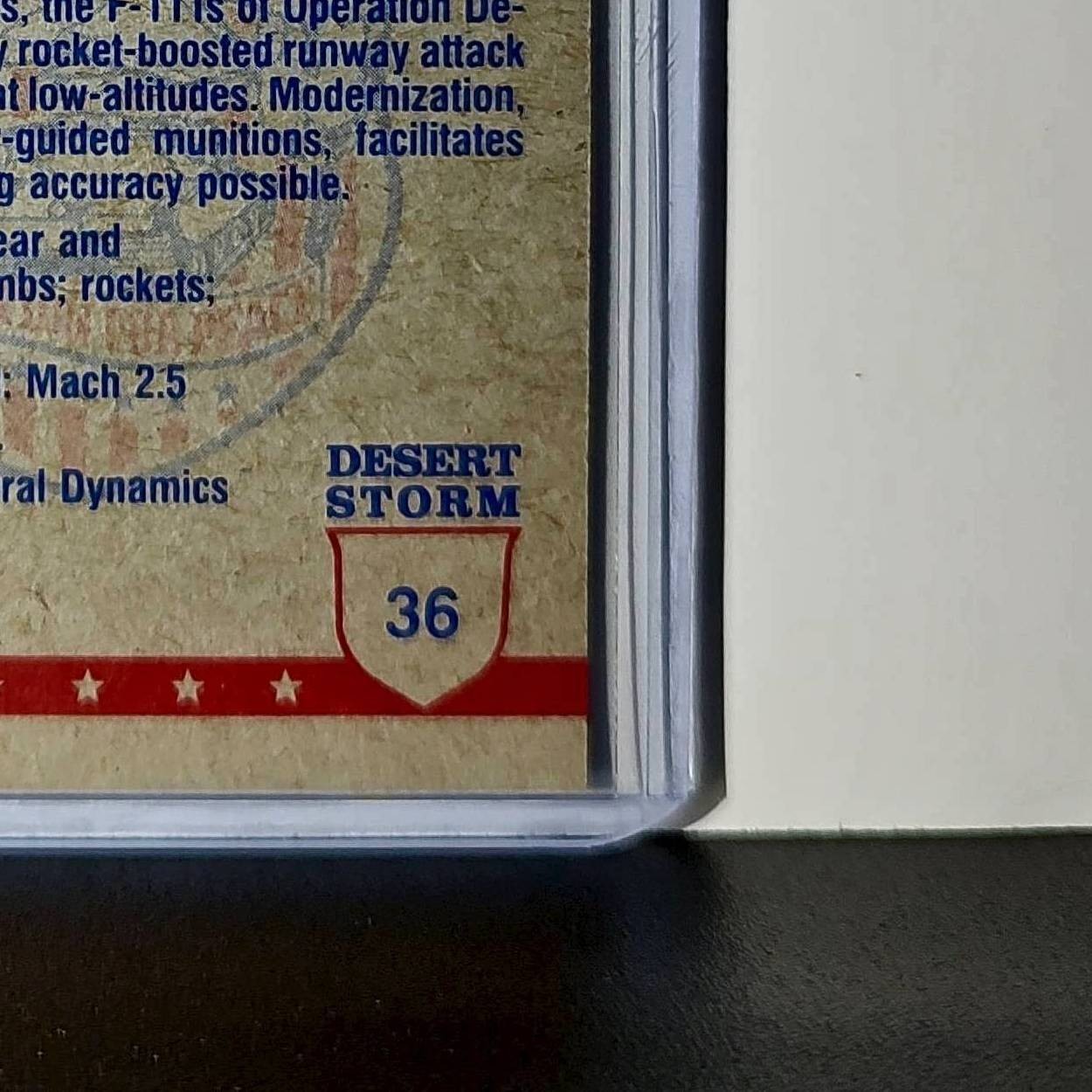 F-111 Bombers 1991 Topps Desert Storm #36 Card