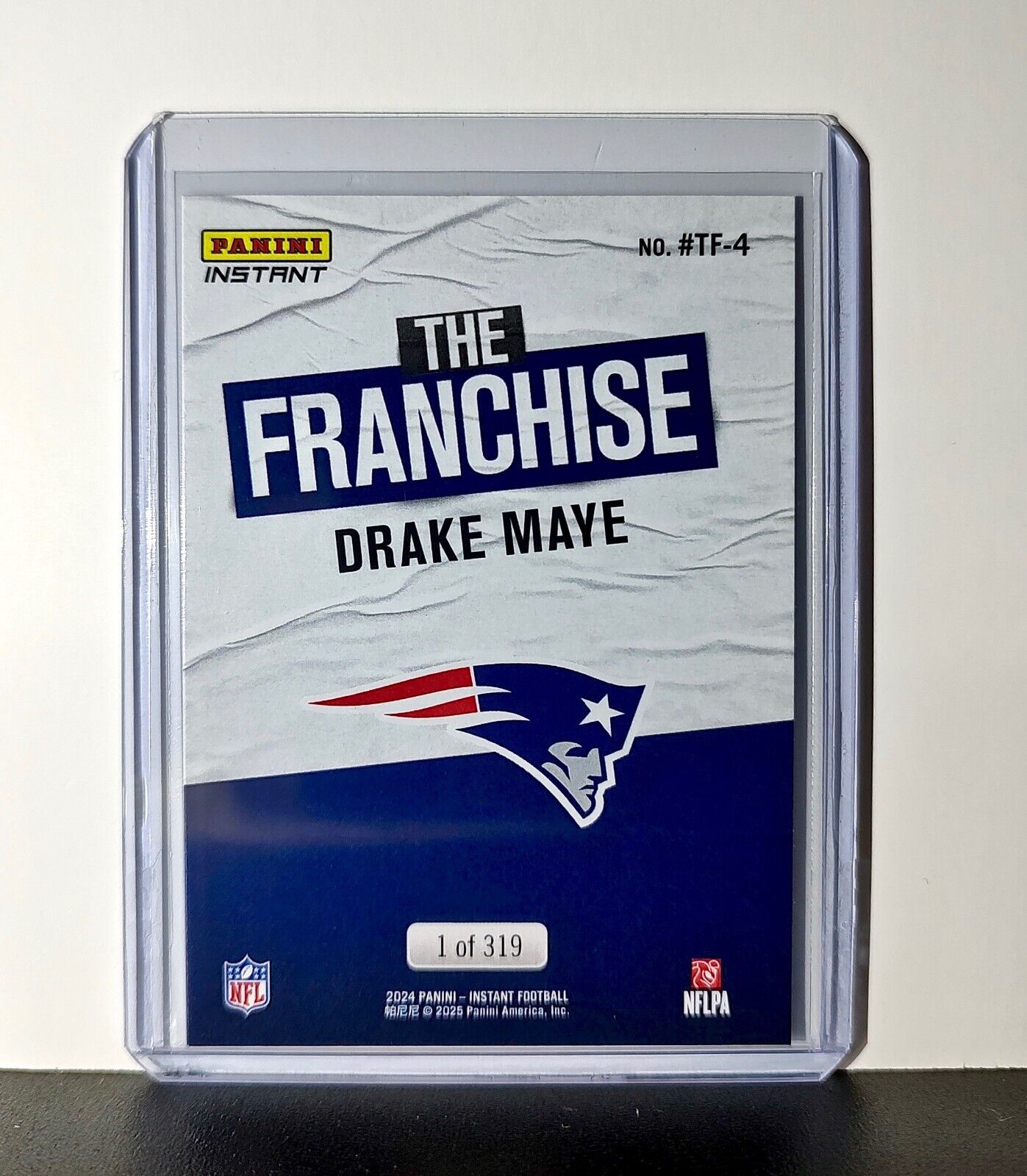 Drake Maye Rookie 2024 Panini The Franchise NFL #4 Football Panthers 1 of 319