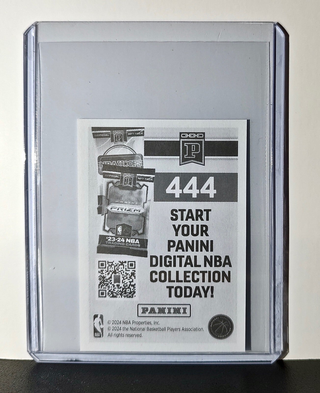 Logo 2024-25 Panini NBA #444 Sticker Card Portland Trail Blazers