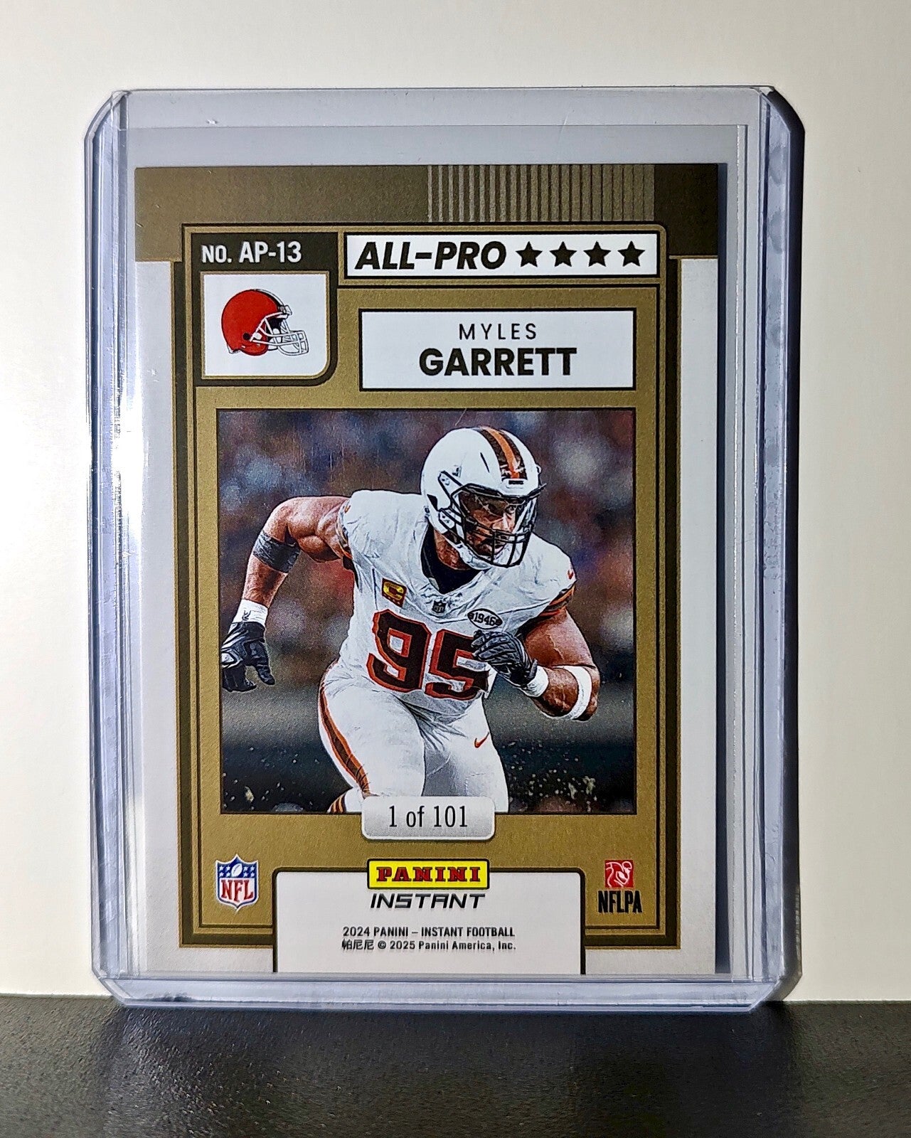 Myles Garrett 2024 All-Pro Panini NFL #13 Football Card Browns 1 of 101