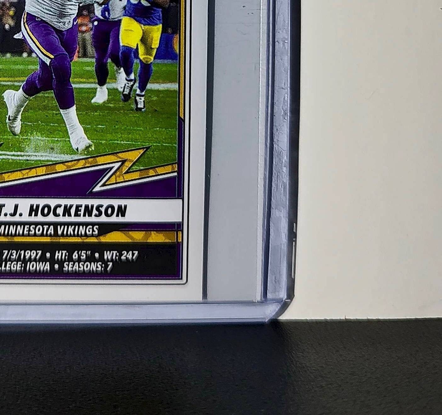 T.J. Hockenson 2025 Panini NFL #413 Sticker Minnesota Vikings