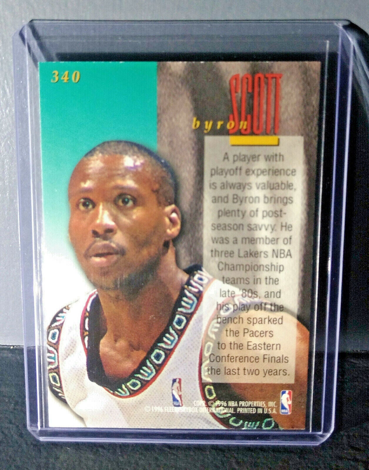 1995-96 Byron Scott #340 Ultra Encore Basketball Card