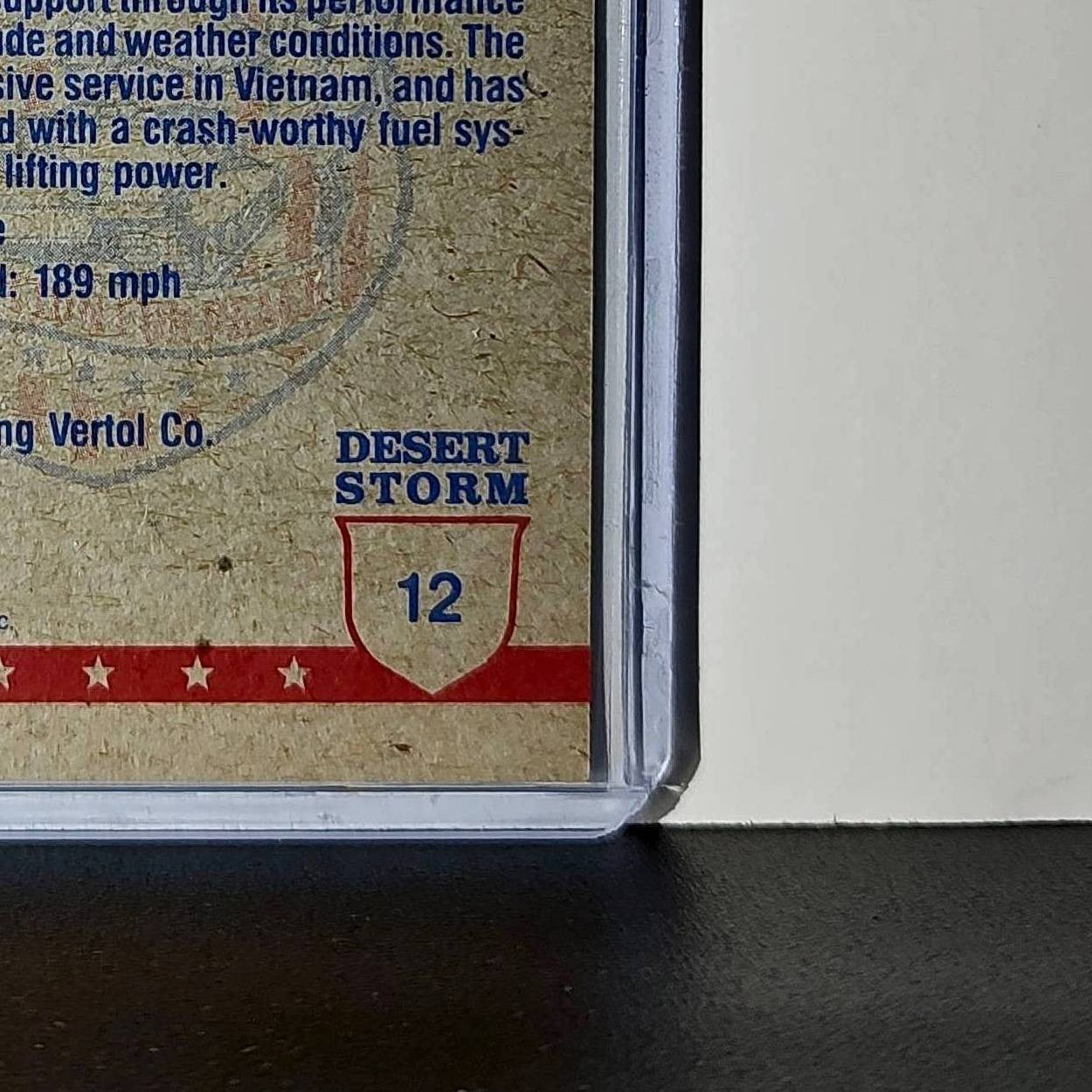 CH-47 Chinook 1991 Topps Desert Storm #12 Card