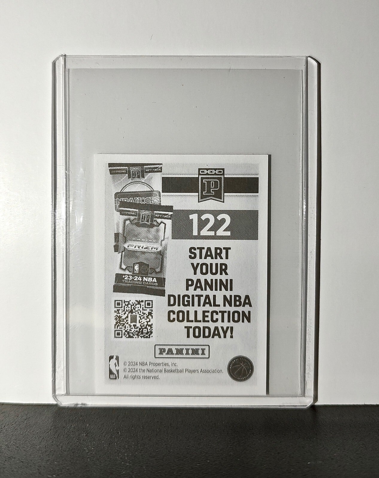 Kristaps Porzingis 2024-25 Panini NBA #122 Sticker Card Boston Celtics