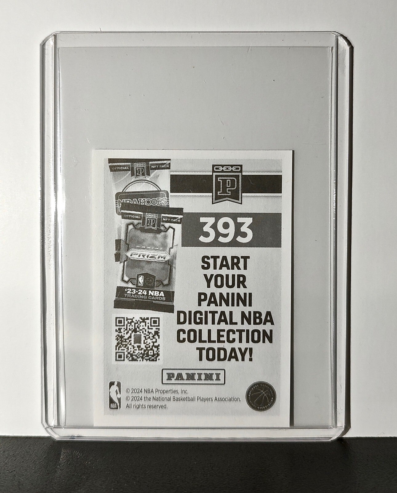 Rob Dillingham Rookie 2024-25 Panini NBA #393 Sticker Minnesota Timberwolves