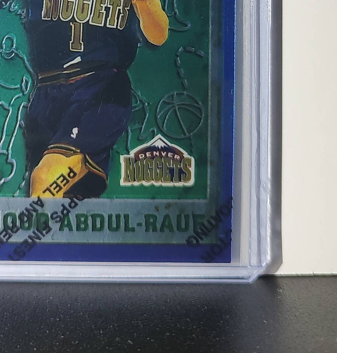 Mahmoud Abdul-Rauf 1995-96 Topps Finest NBA #182 Card Nuggets