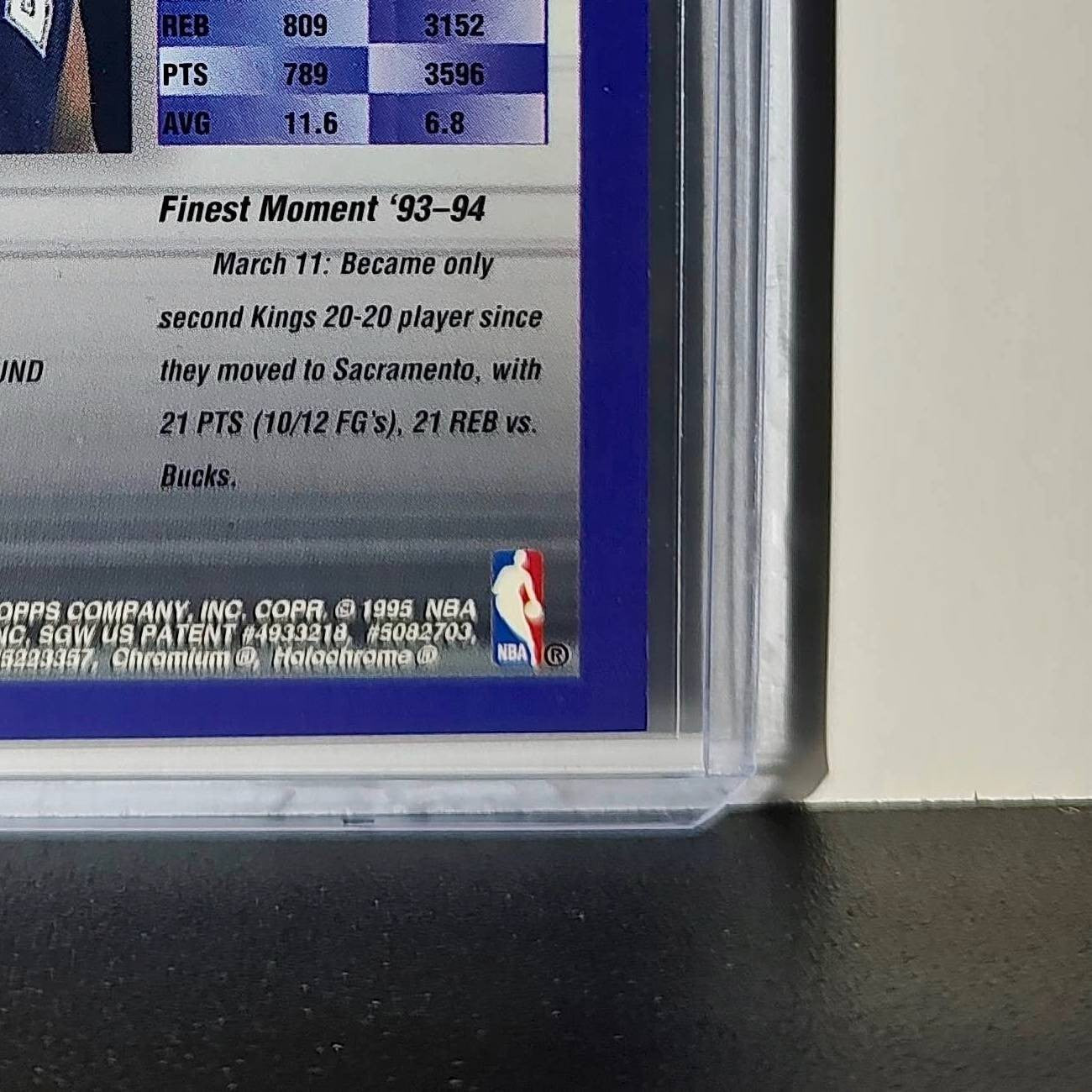 Olden Polynice 1994-95 Topps Finest #317 Basketball Card