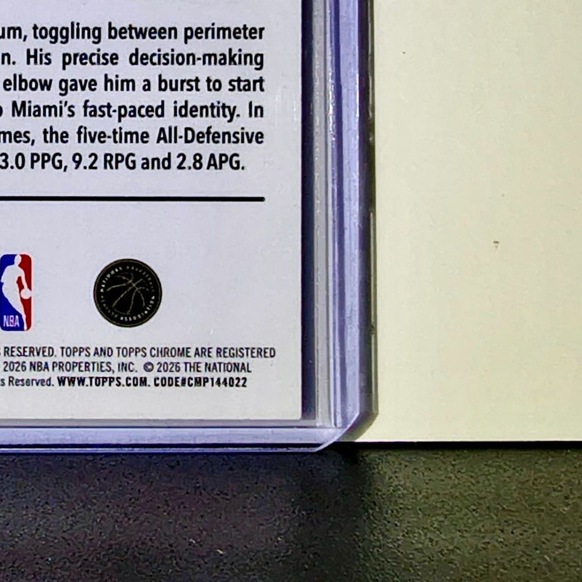 Bam Adebayo 2025-26 NBA Topps Chrome Update X-Fractor #35 Card Miami Heat