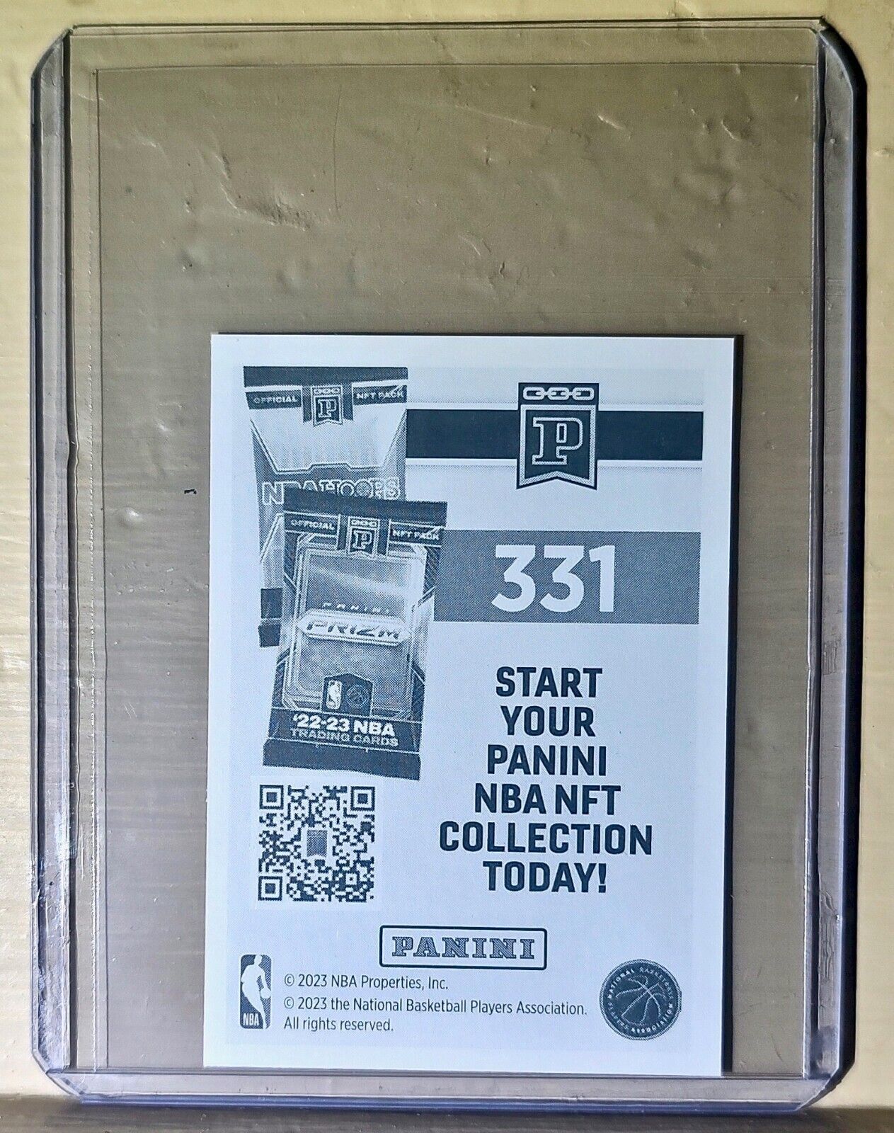 2023-24 Brandin Podziemski Panini NBA Basketball #331 Sticker Warriors