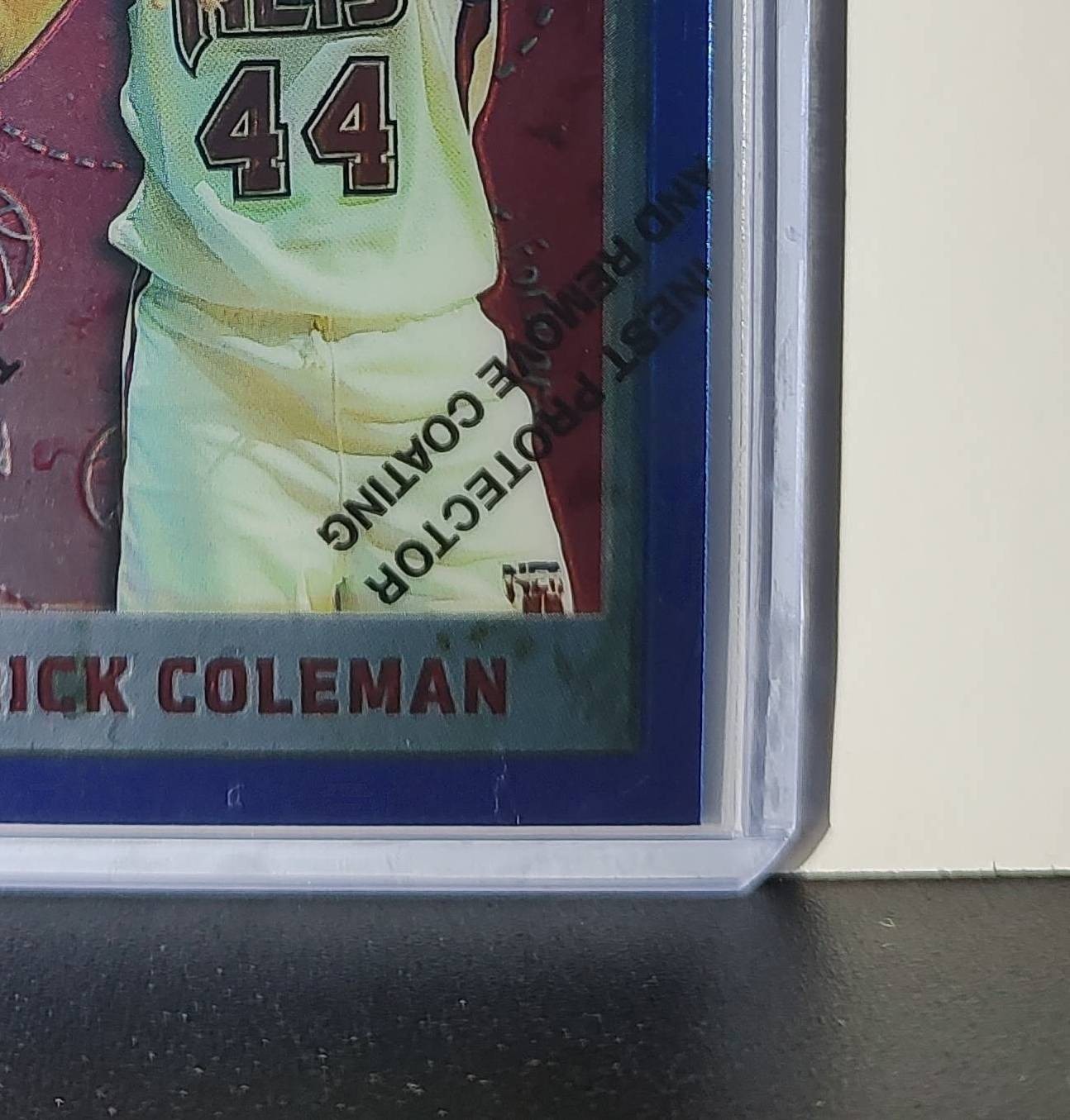 Derrick Coleman 1995-96 Topps Finest NBA #240 Card 76ers