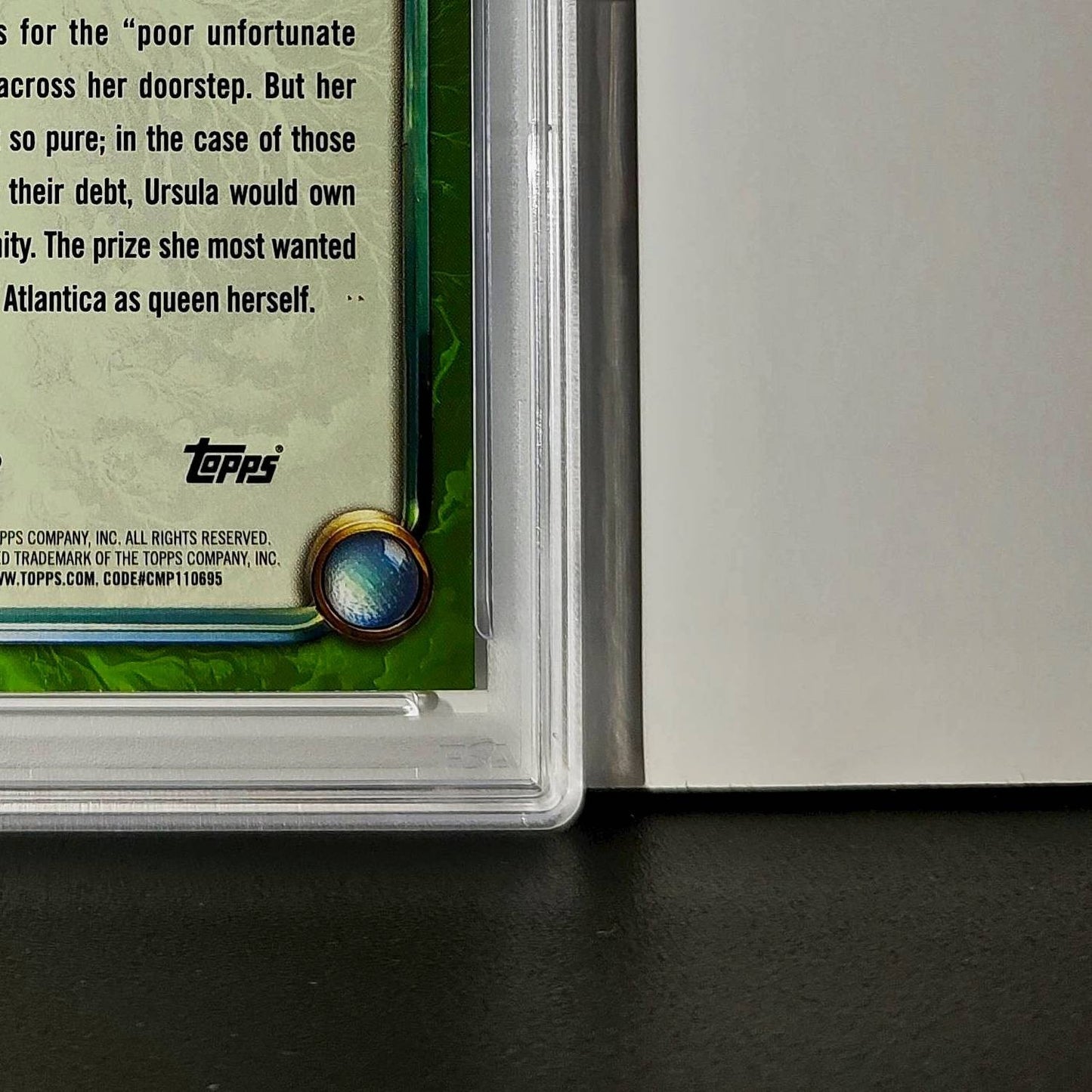 Ursula 2025 Topps Disney Wonder #176 Card The Little Mermaid PSA 7