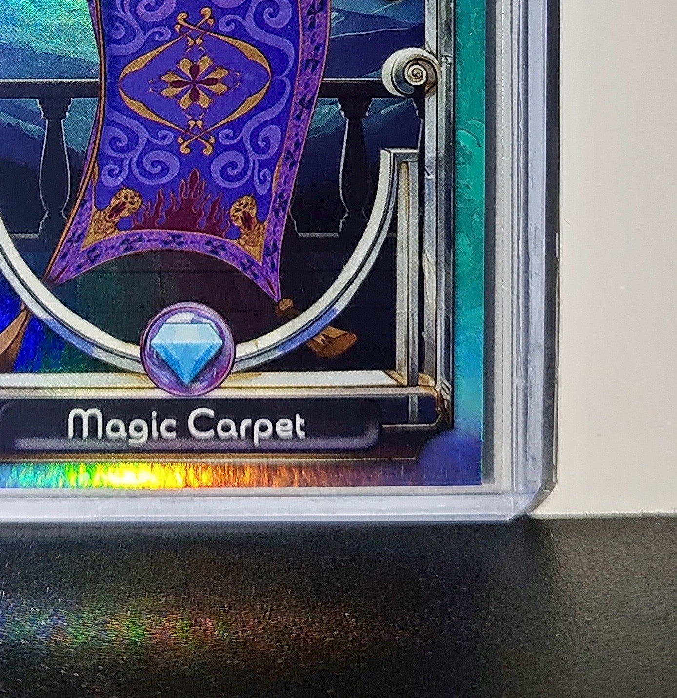 Magic Carpet 2025 Topps Disney Wonder #131 Diamond Card Aladdin