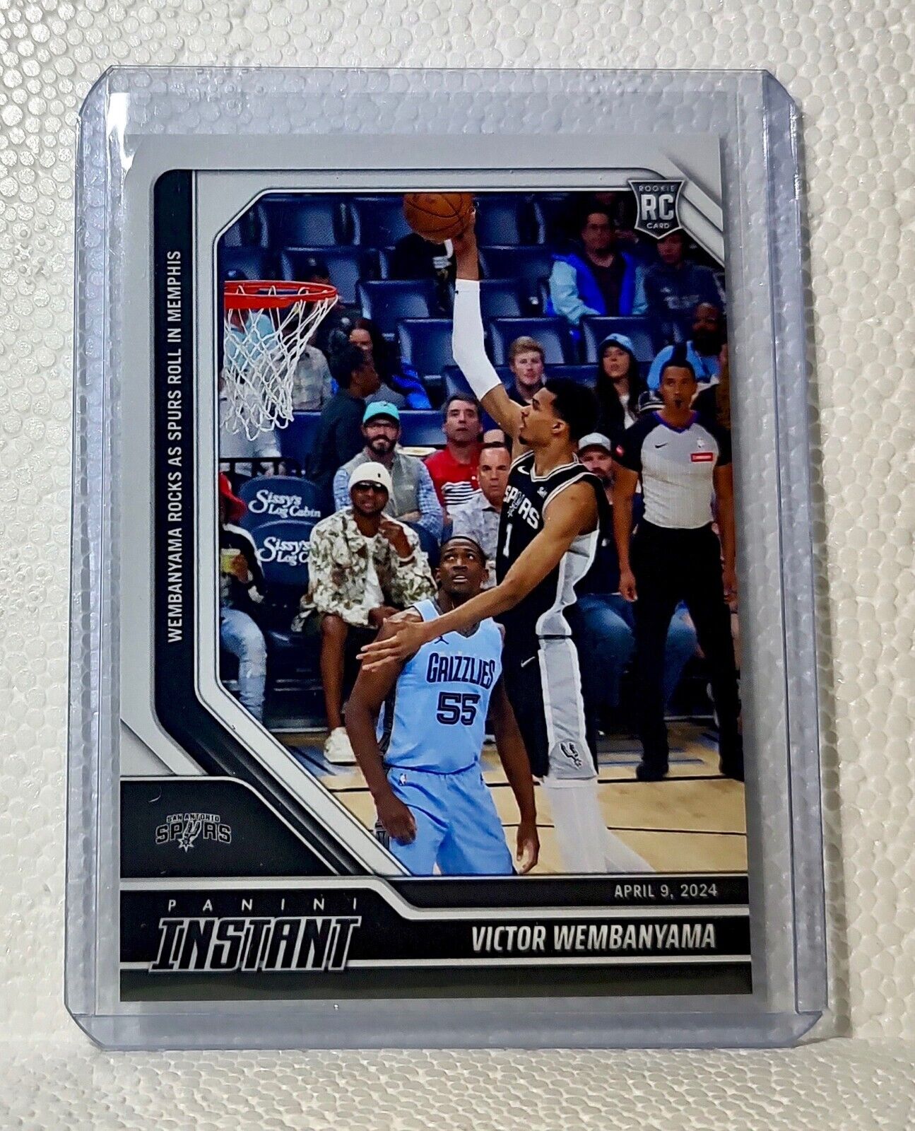 Victor Wembanyama 2023-24 Panini #488 NBA Rookie Card