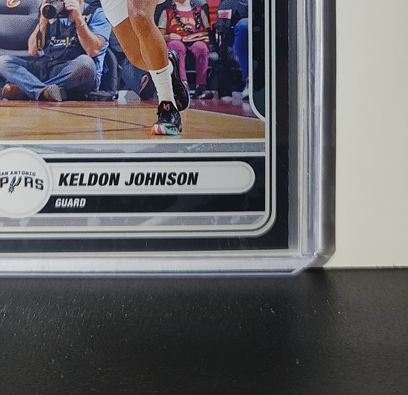 Keldon Johnson 2023-24 Panini NBA Sticker Foil Card #64 San Antonio Spurs