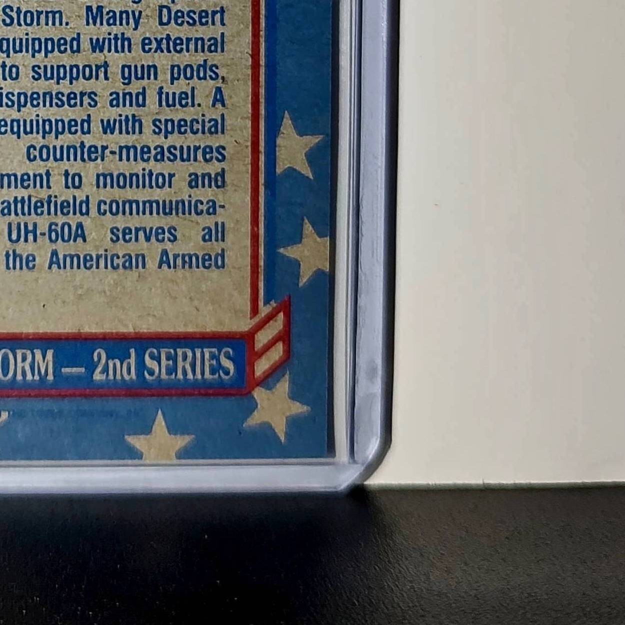 UH-60A Black Hawk 1991 Topps Desert Storm #130 Card