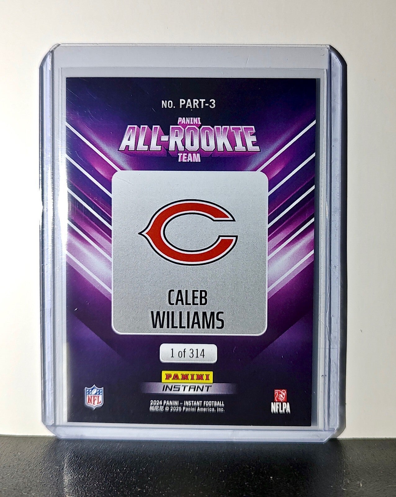 Caleb Williams Rookie 2024 Panini NFL #3 All-Rookie Card Bears 1 of 314