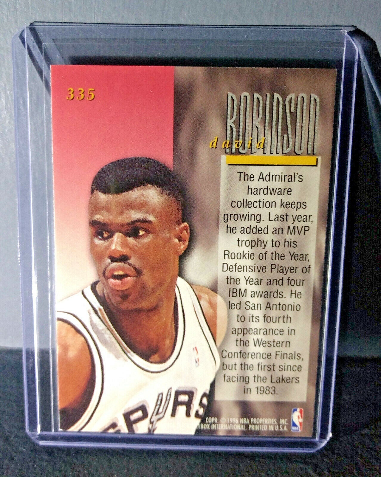 1995-96 David Robinson #335 Ultra Encore Basketball Card