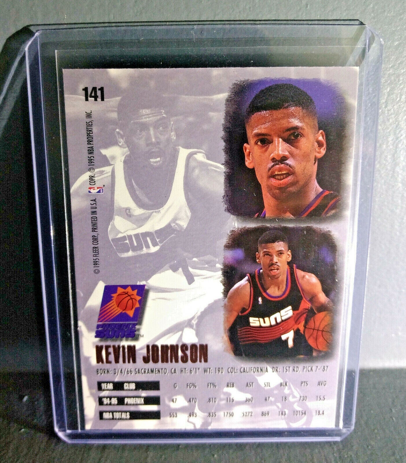 1995-96 Kevin Johnson Fleer Ultra #141 Basketball Card