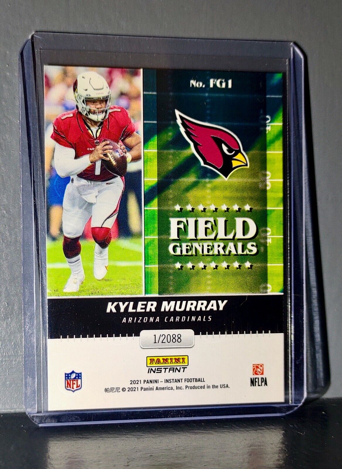 Kyler Murray 2021 Panini NFL Instant Field Generals #1 Rookie Card 1 of 2088