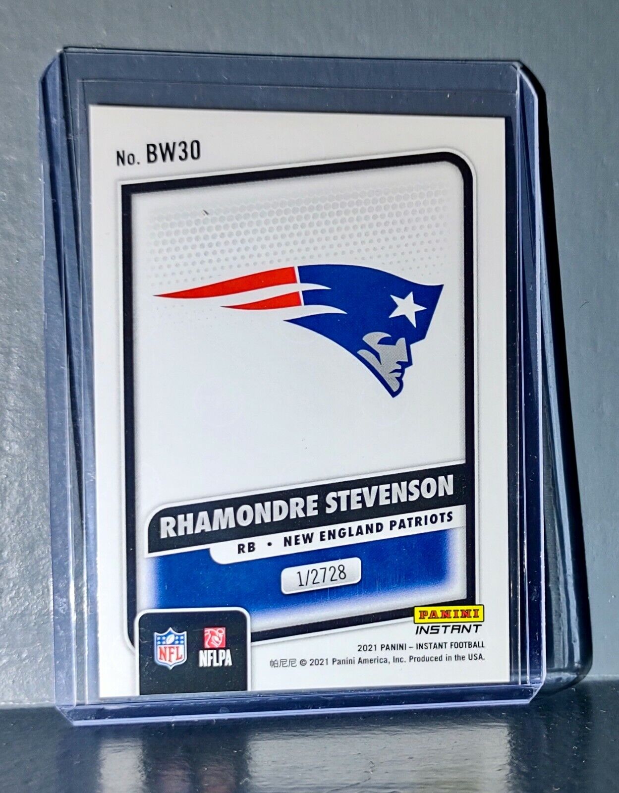 Rhamondre Stevenson 2021 Panini NFL Black and White Rookies #30 Card 1/2728