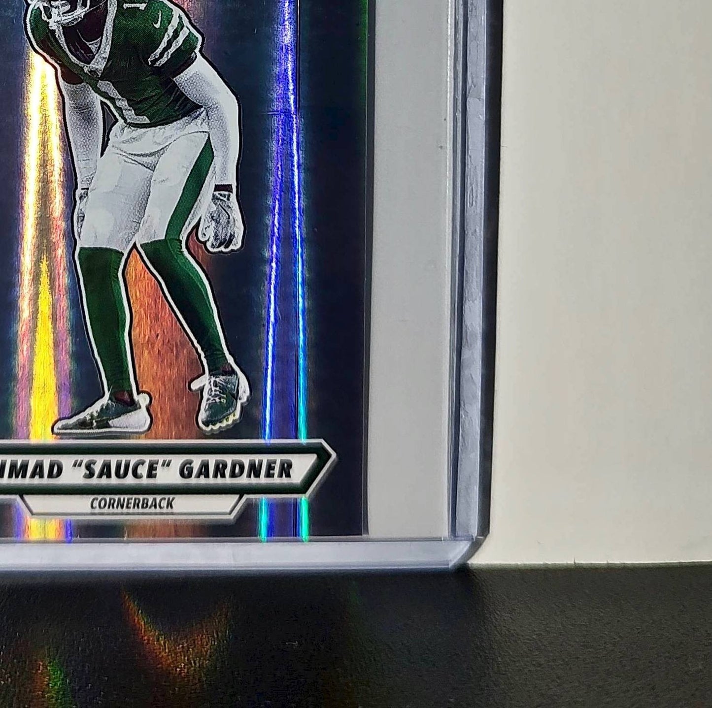 Ahmad Gardner 2025 Panini NFL #91 Foil Sticker New York Jets