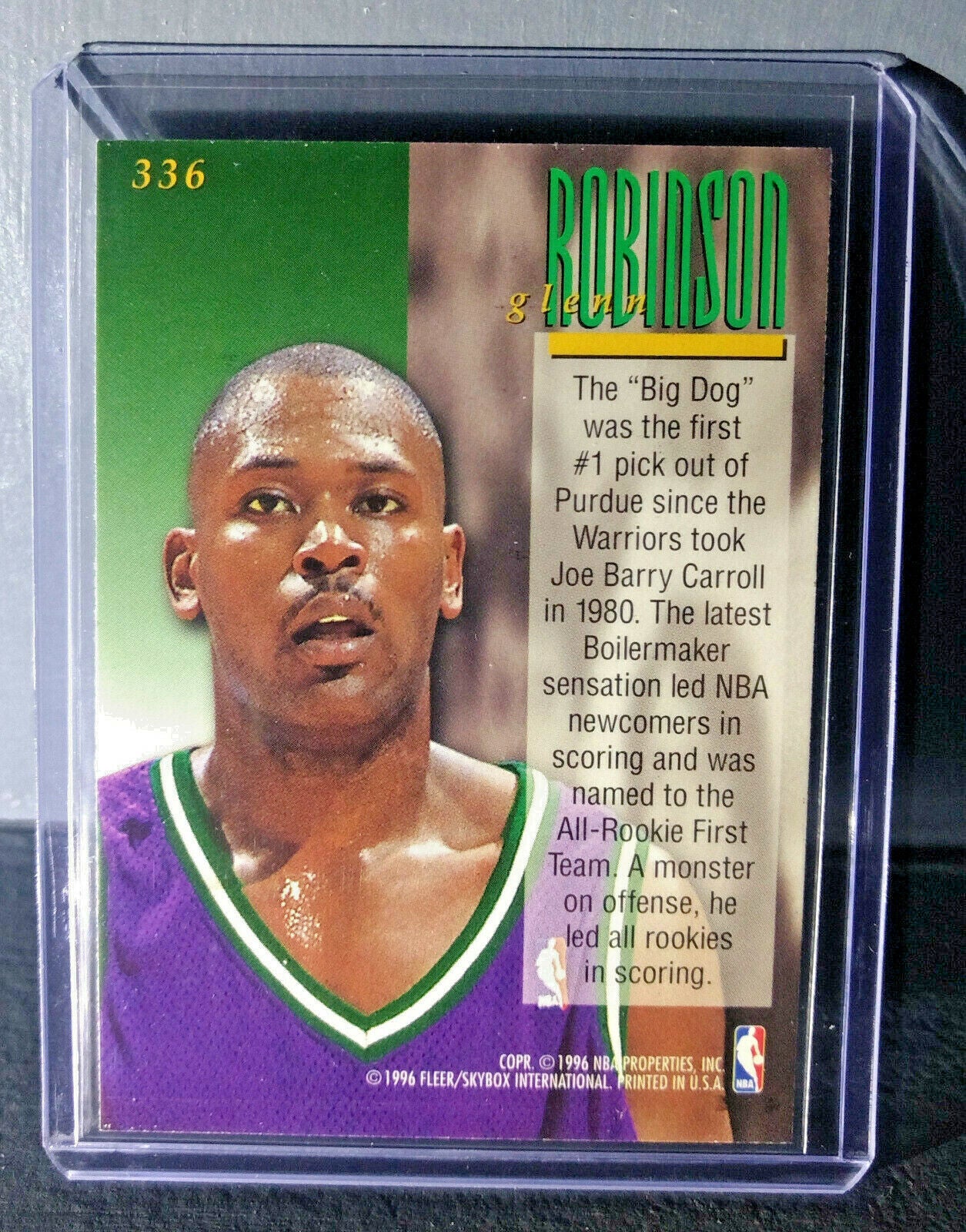 1995-96 Glenn Robinson Fleer Ultra #336 Encore Basketball Card