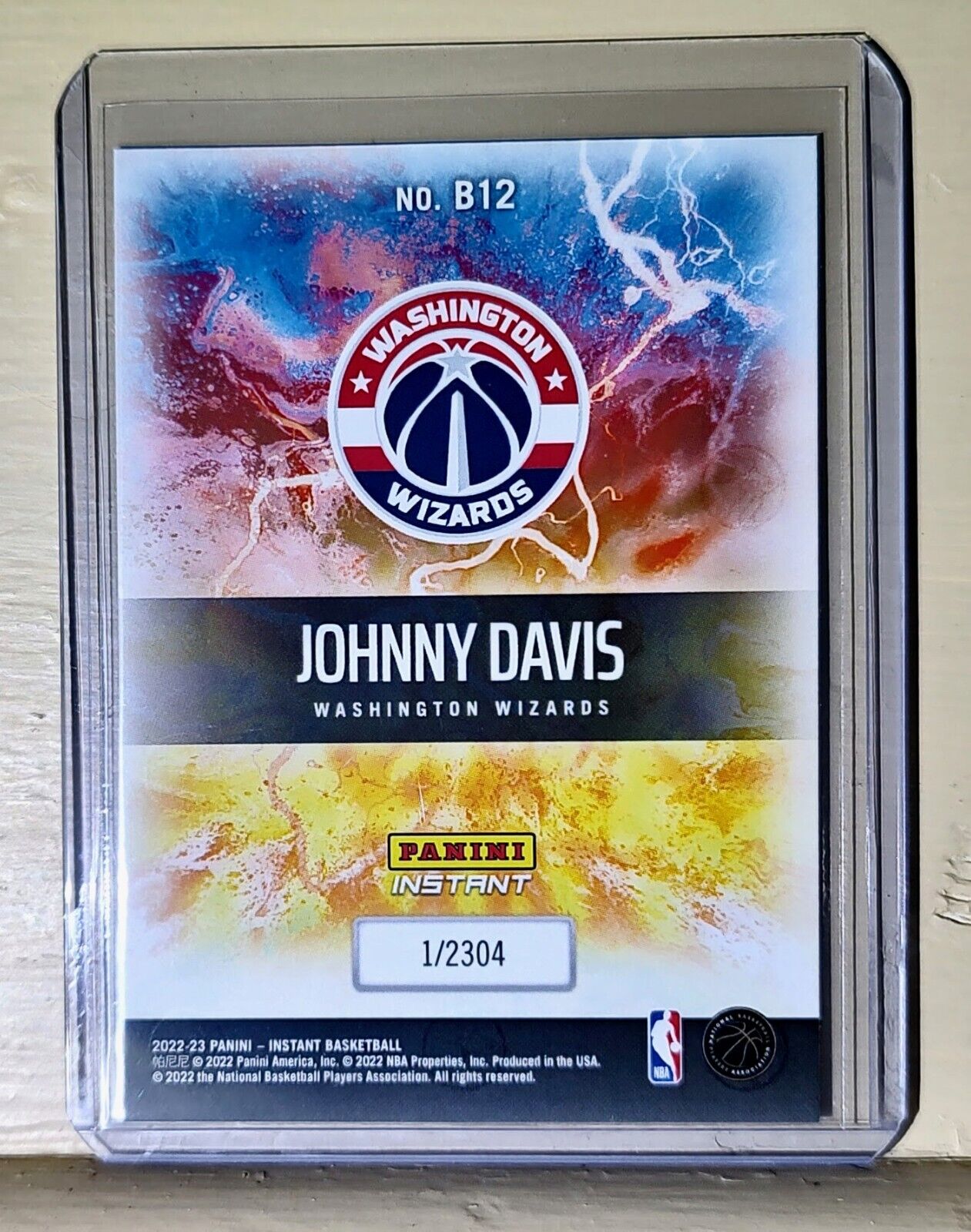 Johnny Davis 2022-23 Panini NBA Breakaway #12 Rookie Basketball Card 1/2304