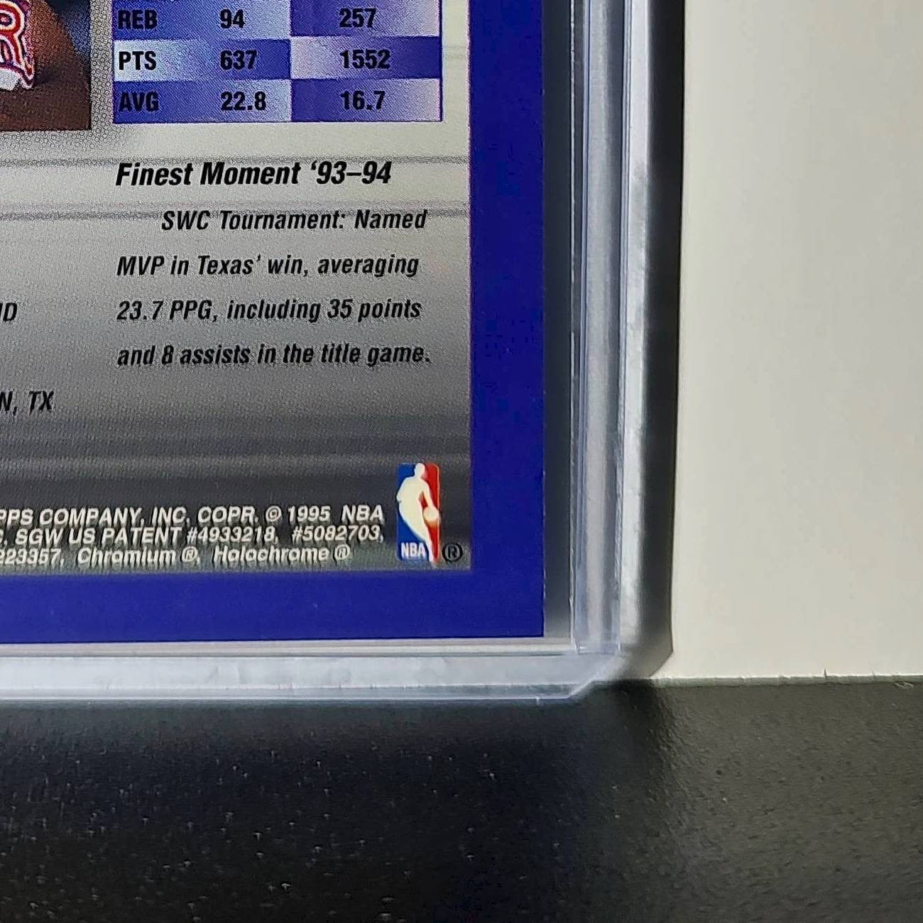 B.J. Tyler Rookie 1994-95 Topps Finest #316 Basketball Card