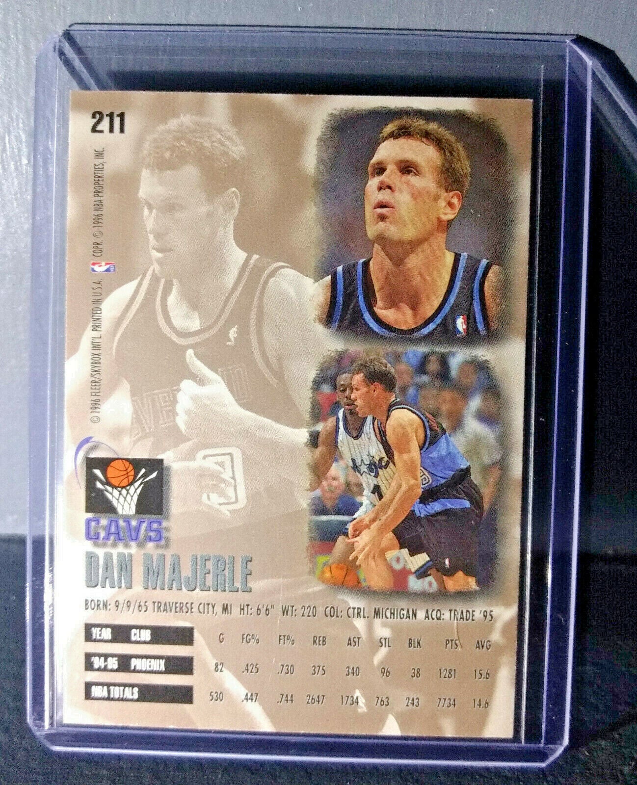 1995-96 Dan Majerle #211 Basketball Card