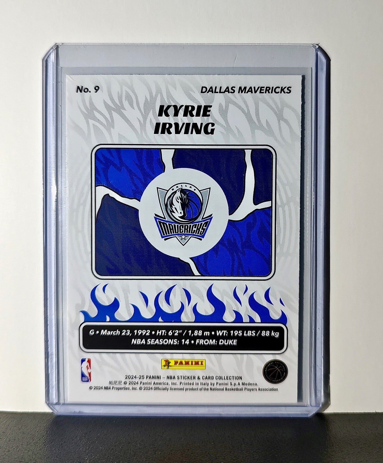 Kyrie Irving 2024-25 Panini NBA #9 Sticker Card Dallas Mavericks