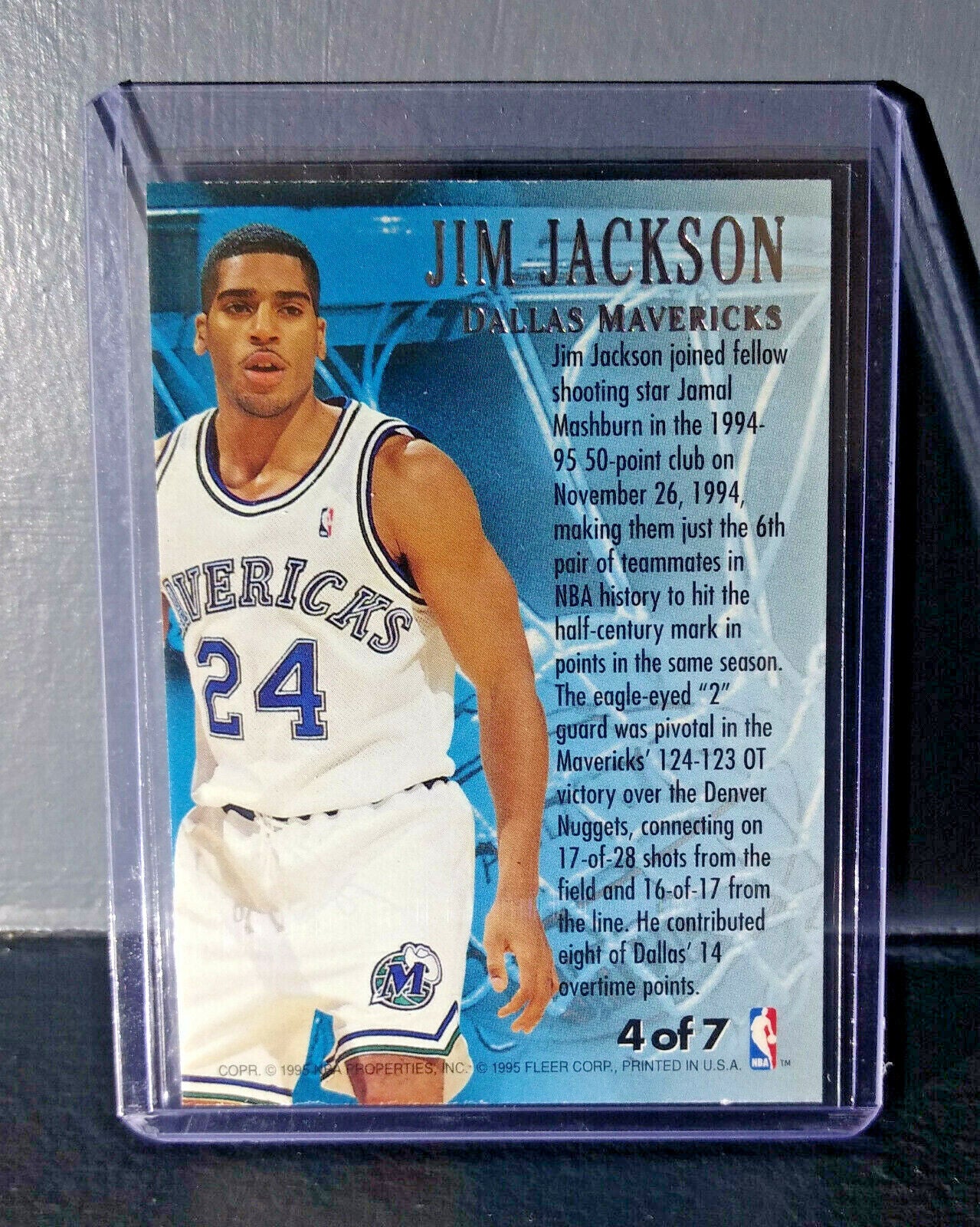 1995-96 Jim Jackson Fleer Ultra Fabulous Fifties #4 Basketball Card