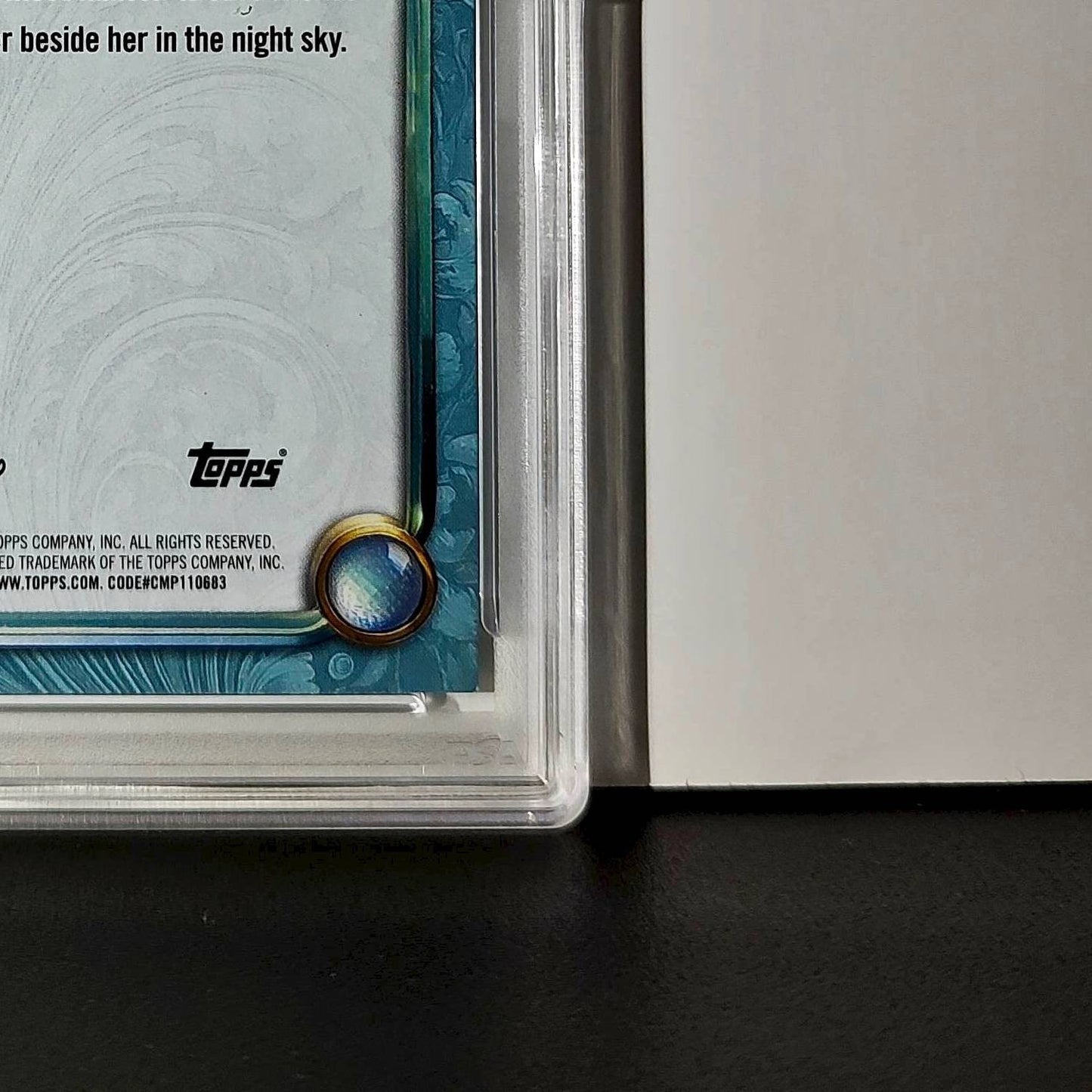 Ray 2025 Topps Disney Wonder #141 Diamond Card The Princess and the Frog PSA 9
