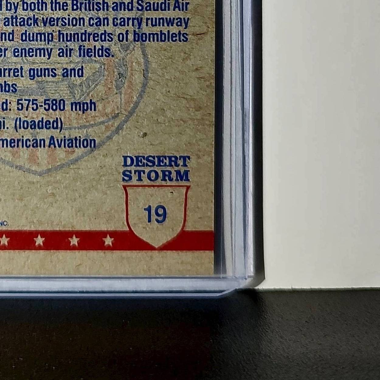 Britain’s Tornado 1991 Topps Desert Storm #19 Card