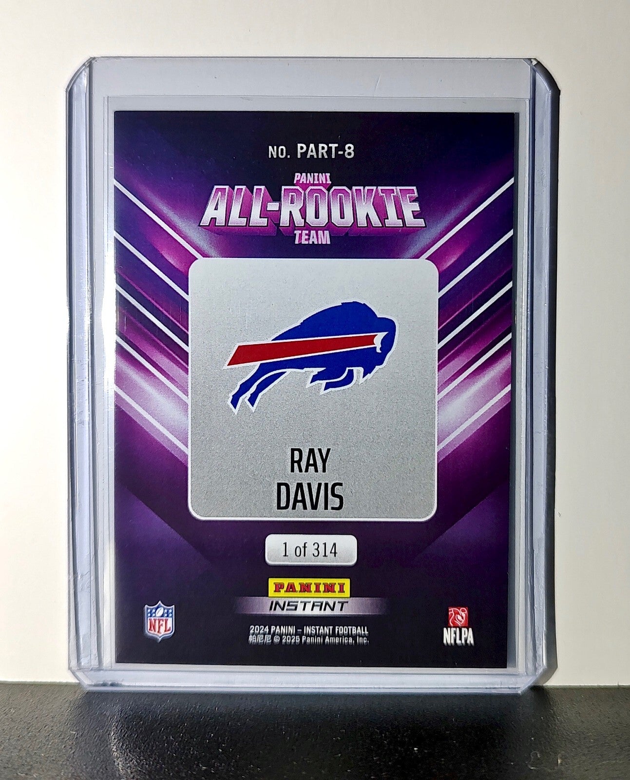 Ray Davis Rookie 2024 Panini NFL #8 All-Rookie Card Buffalo Bills 1 of 314
