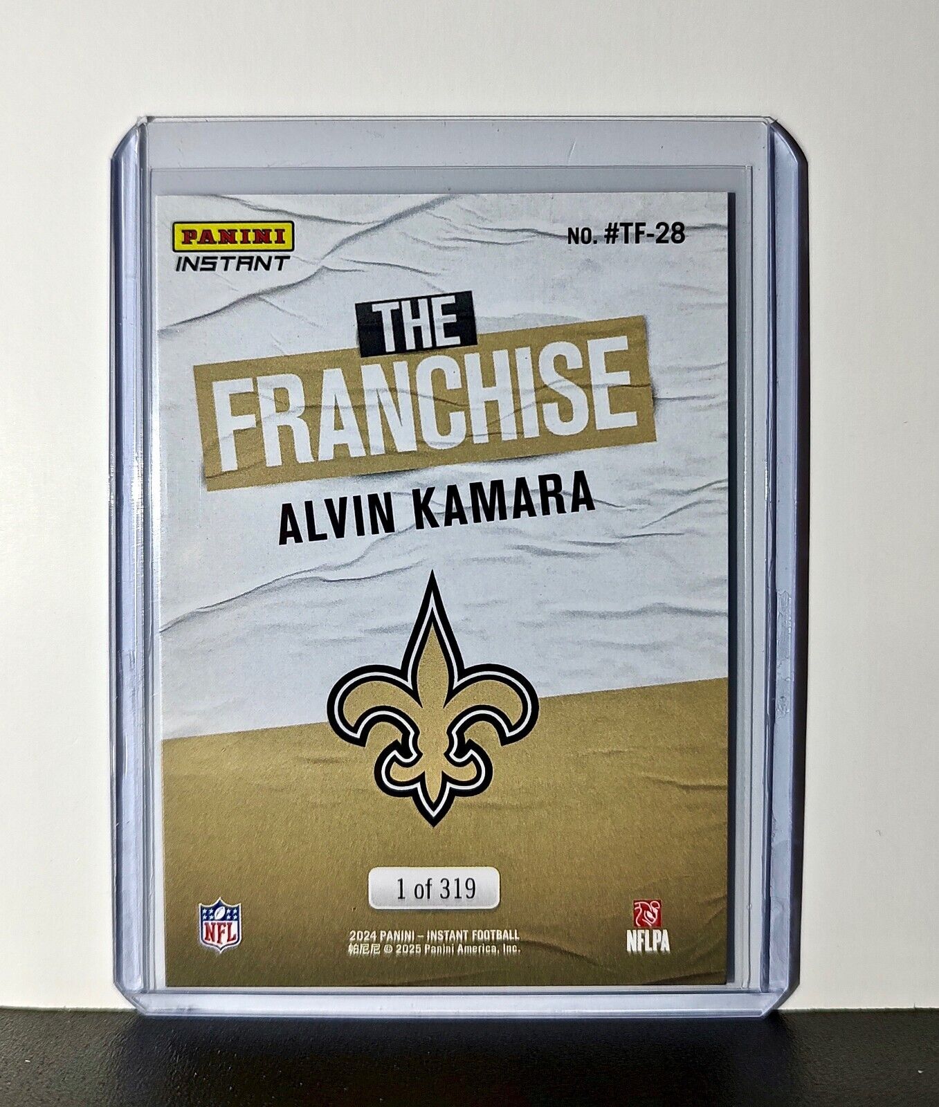 Alvin Kamara 2024 Panini The Franchise NFL #28 Football Card Saints 1 of 319