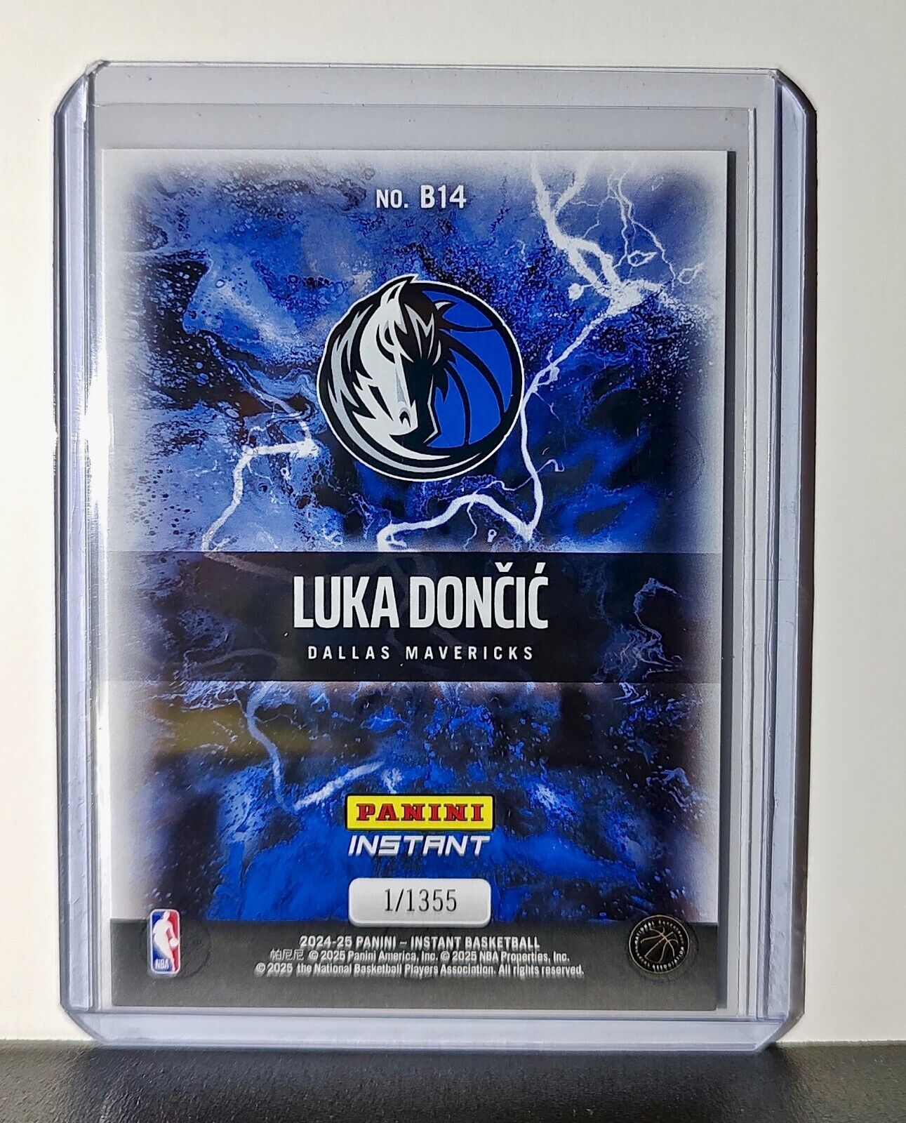 Luka Doncic 2024-25 Panini NBA #14 Breakaway Card Dallas Mavericks 1/1355