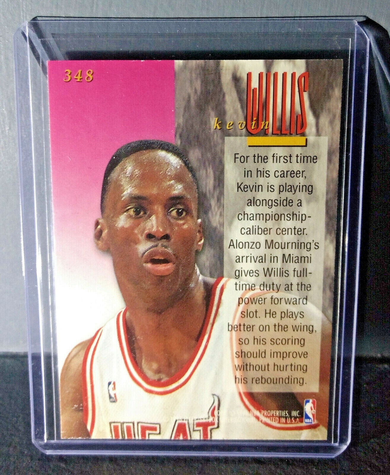 1995-96 Kevin Willis #348 Ultra Encore Basketball Card
