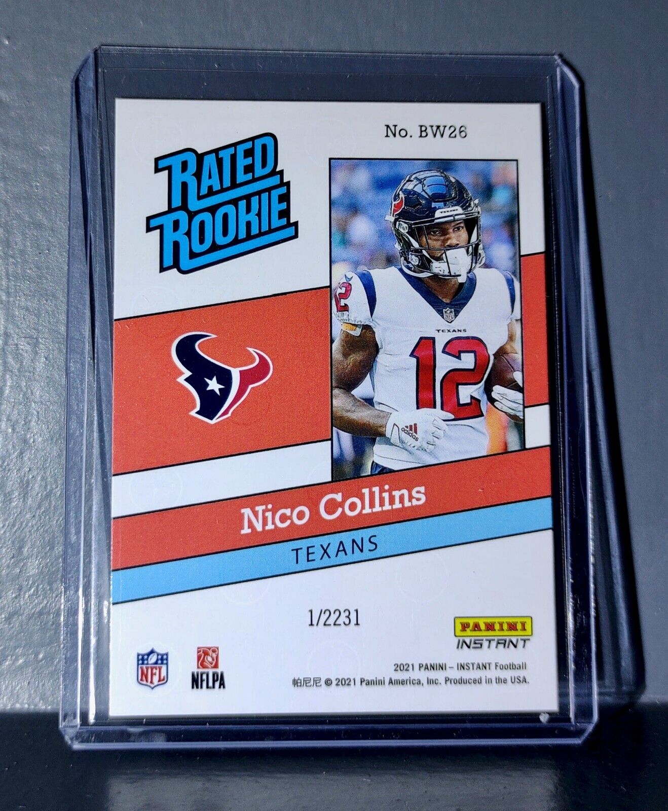 Nico Collins 2021 Panini NFL Rated Rookie Retro #26 Rookie Card 1/2231