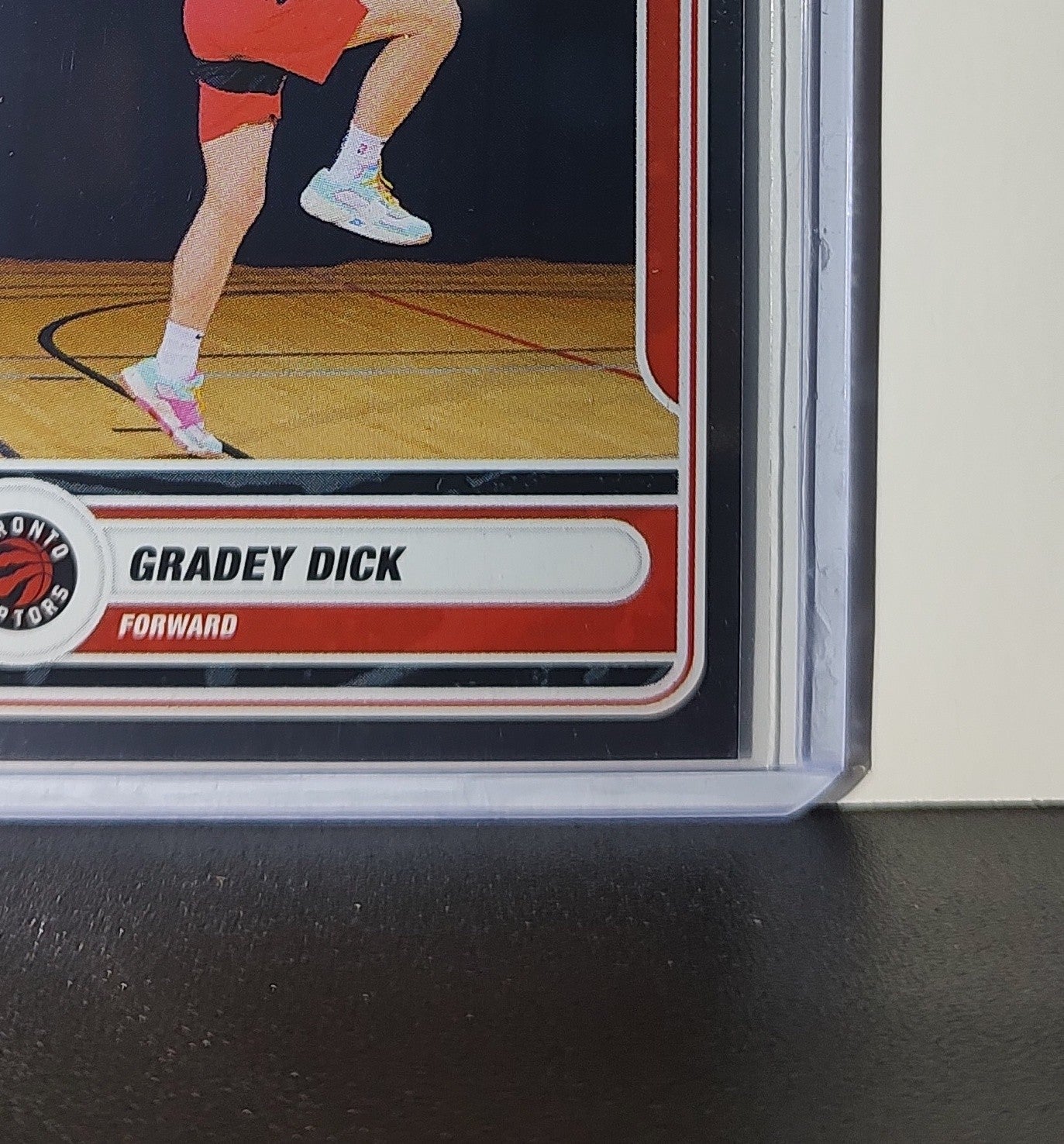 Gradey Dick Rookie 2023-24 Panini NBA Sticker Foil Card #82 Toronto Raptors